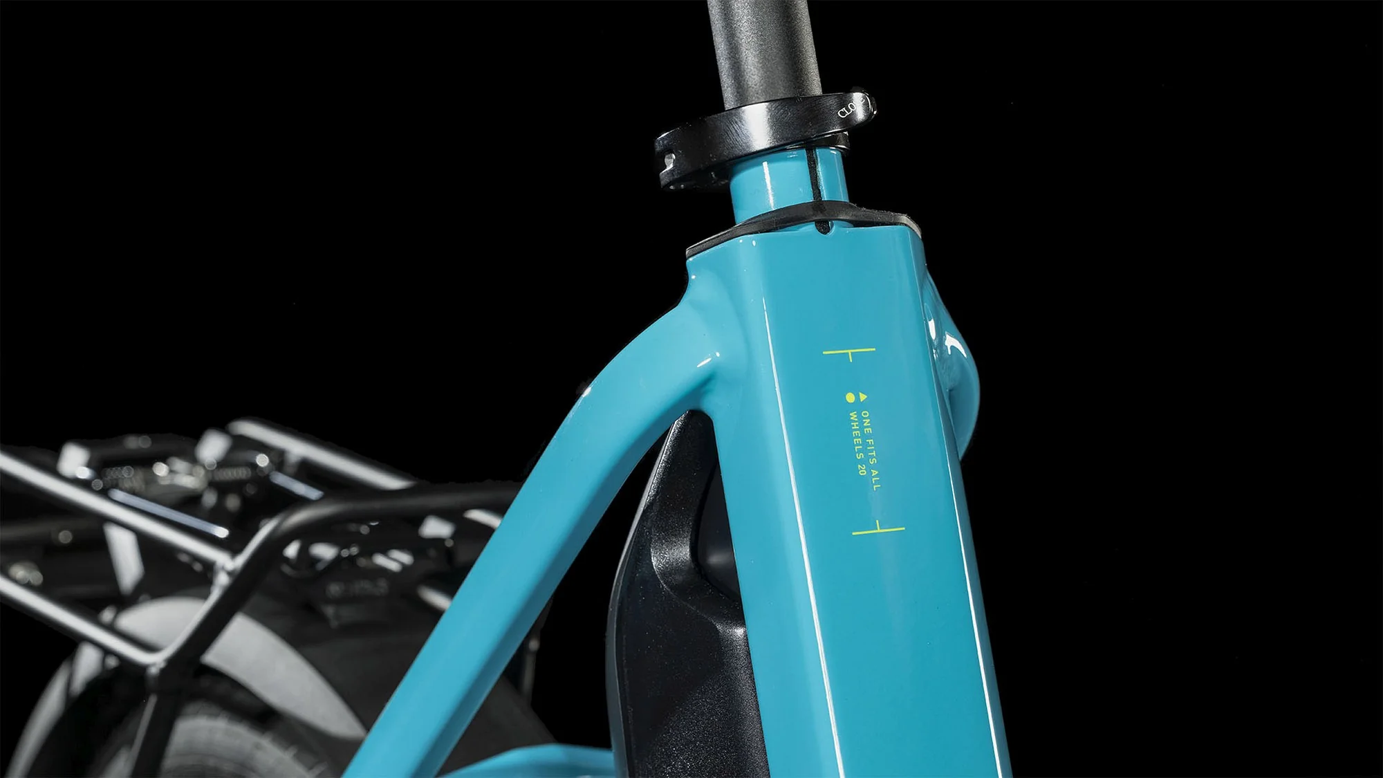 CUBE COMPACT SPORT HYBRID 500 BLUE/LIME - Image 4