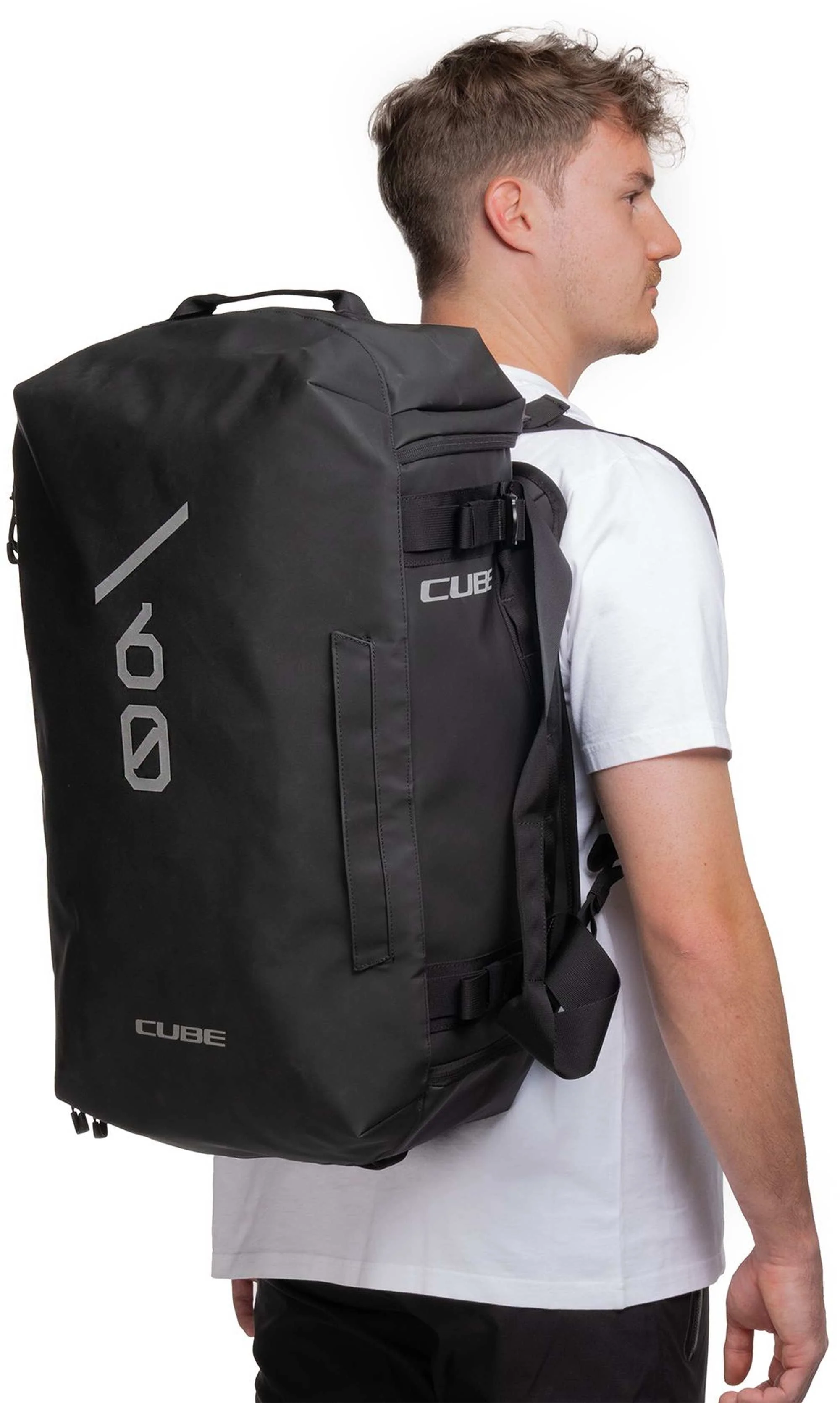 CUBE DUFFLE BAG 60L BLACK - Image 3