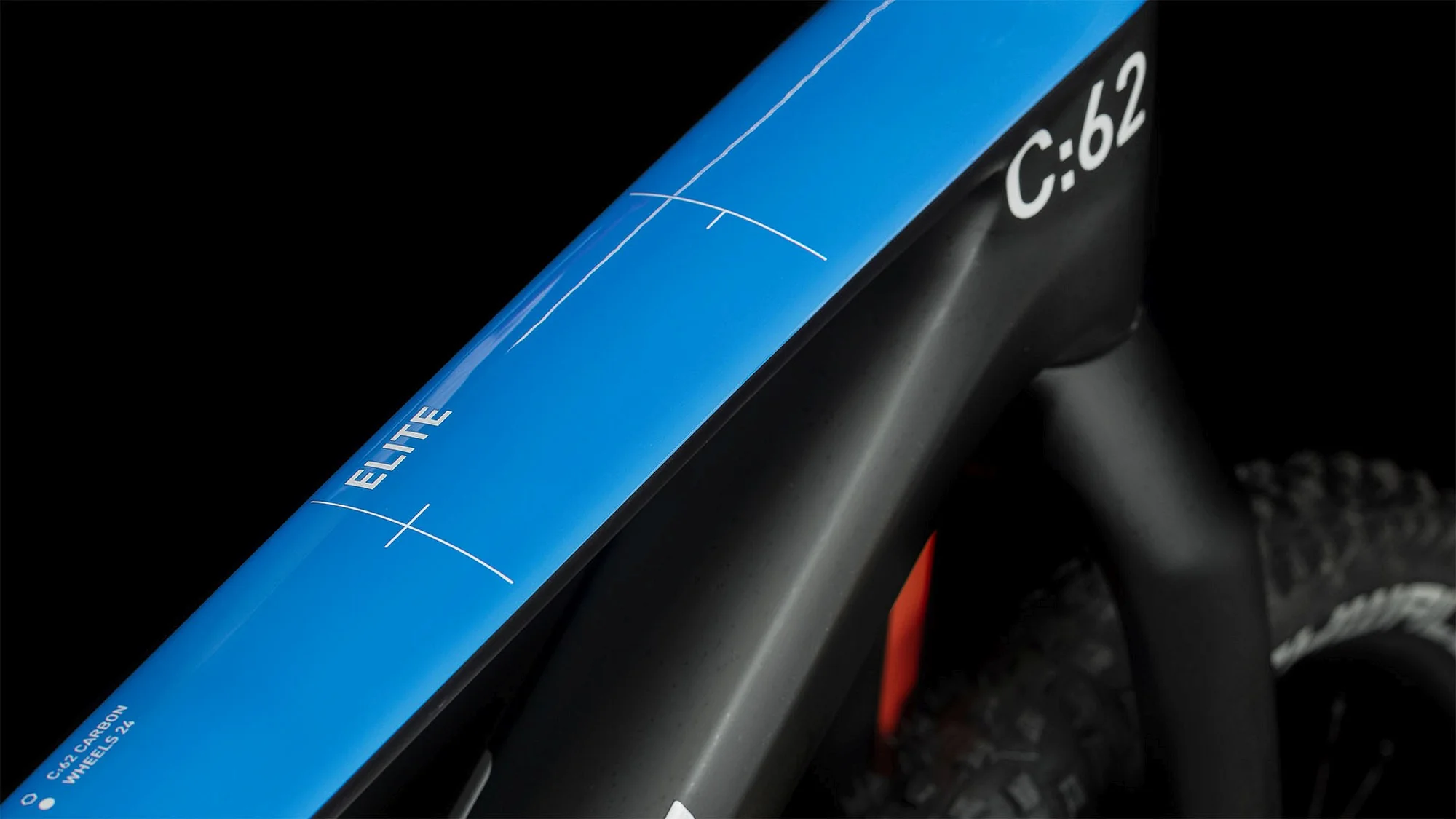 CUBE ELITE 240 C:62 SLX CARBON/BLUE/RED - Image 2