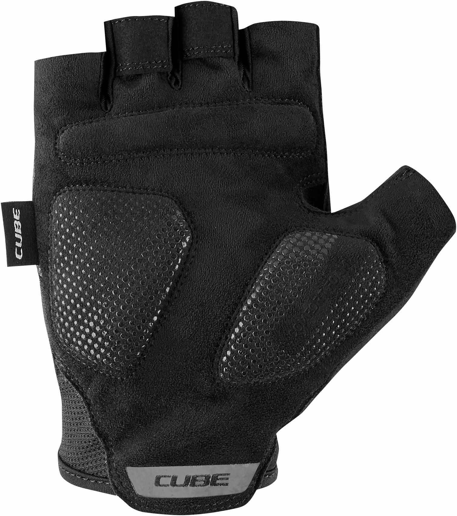 CUBE Gloves Comfort Short Finger Black/Grey - Image 2