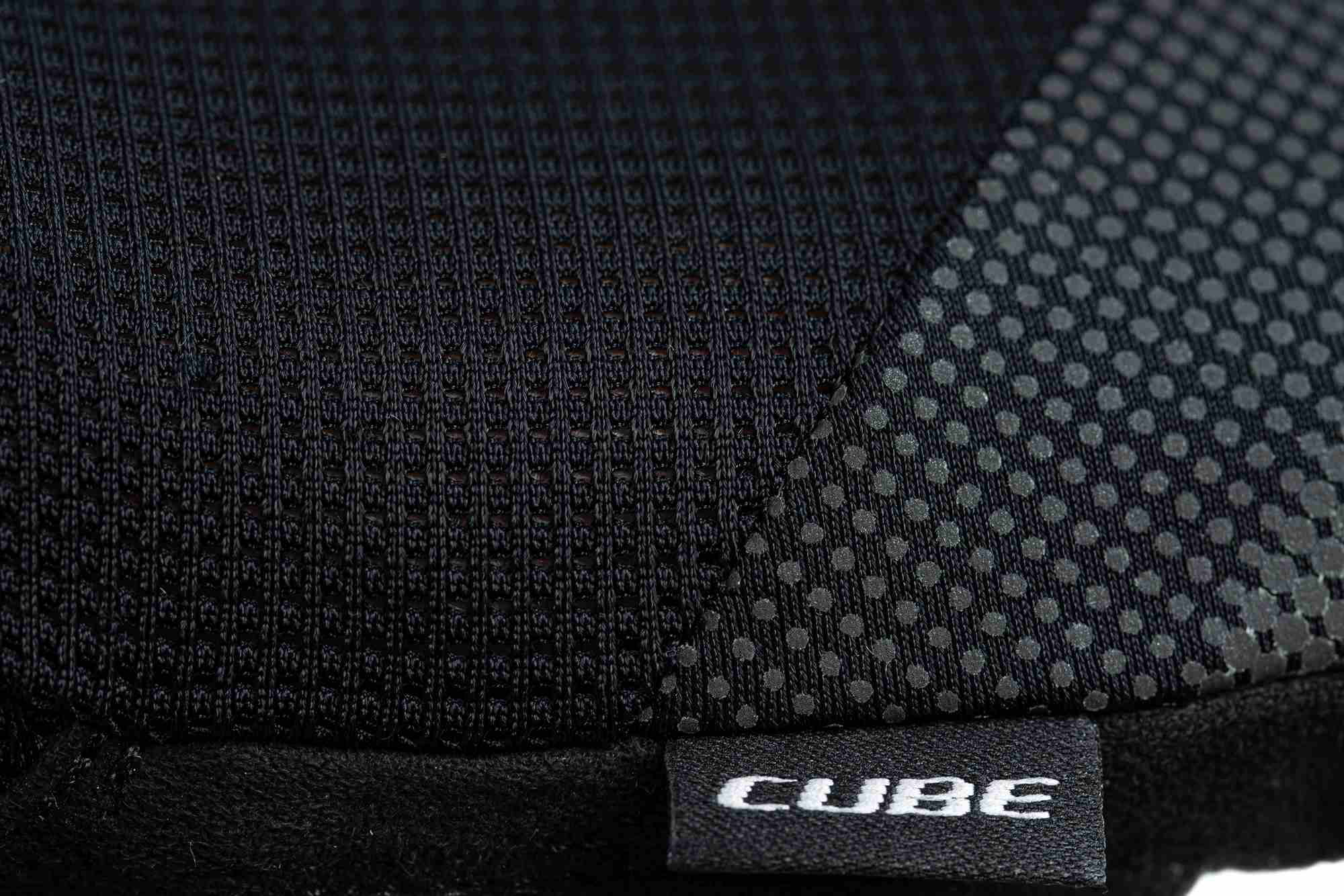 CUBE Gloves Comfort Short Finger Black/Grey - Image 3