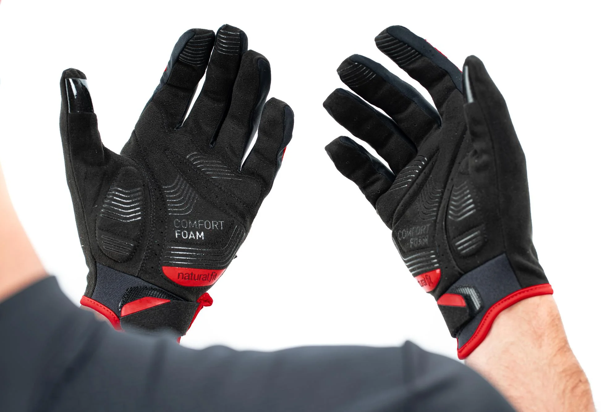 CUBE Gloves Long Finger X Nf Black/Red - Image 6