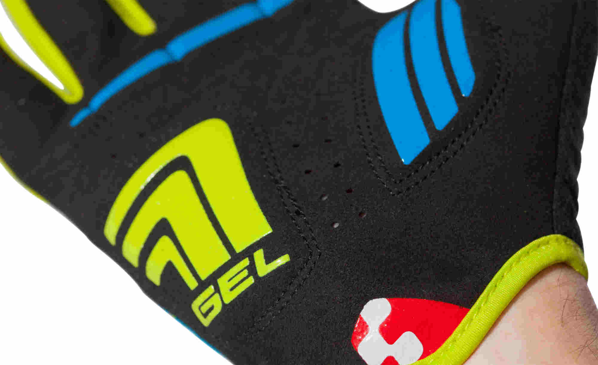 CUBE Gloves Natural Fit Ltd Longfinger Blue/Lime/Blk - Image 5