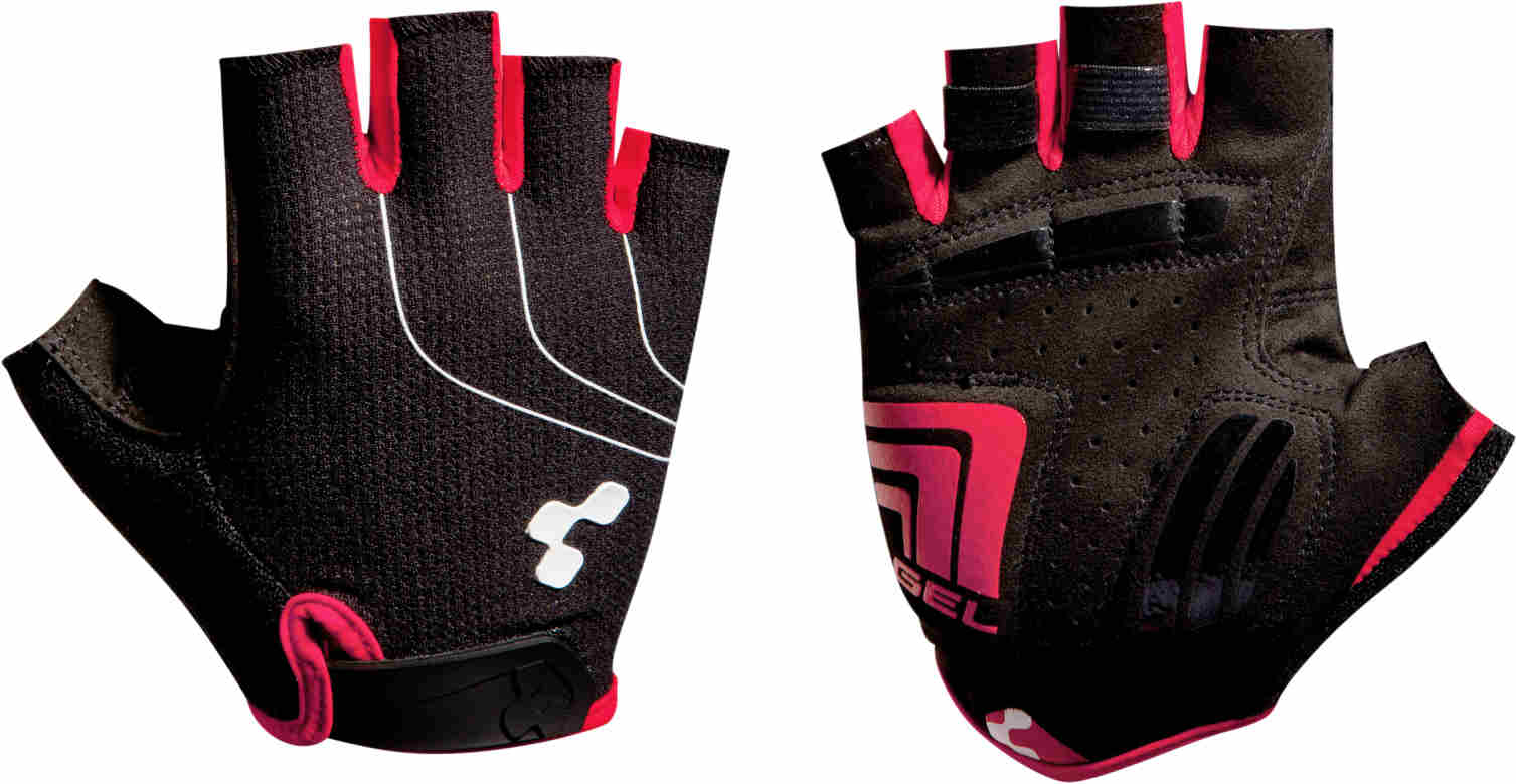 CUBE Gloves Natural Fit Ltd Shortfinger Blk/Red