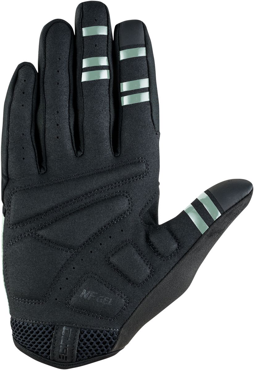 CUBE GLOVES NF ERGONOMICS GEL LONG FINGER GREY - Image 2