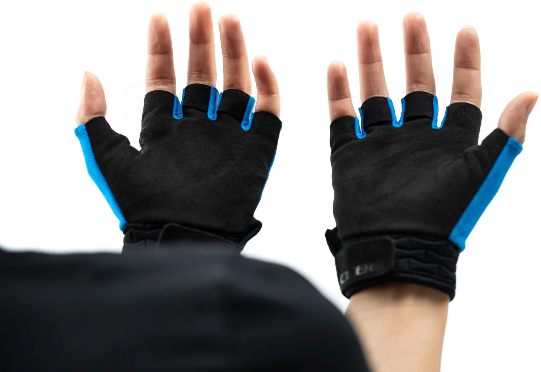 CUBE Gloves Performance Junior Short Finger Blue - Image 6