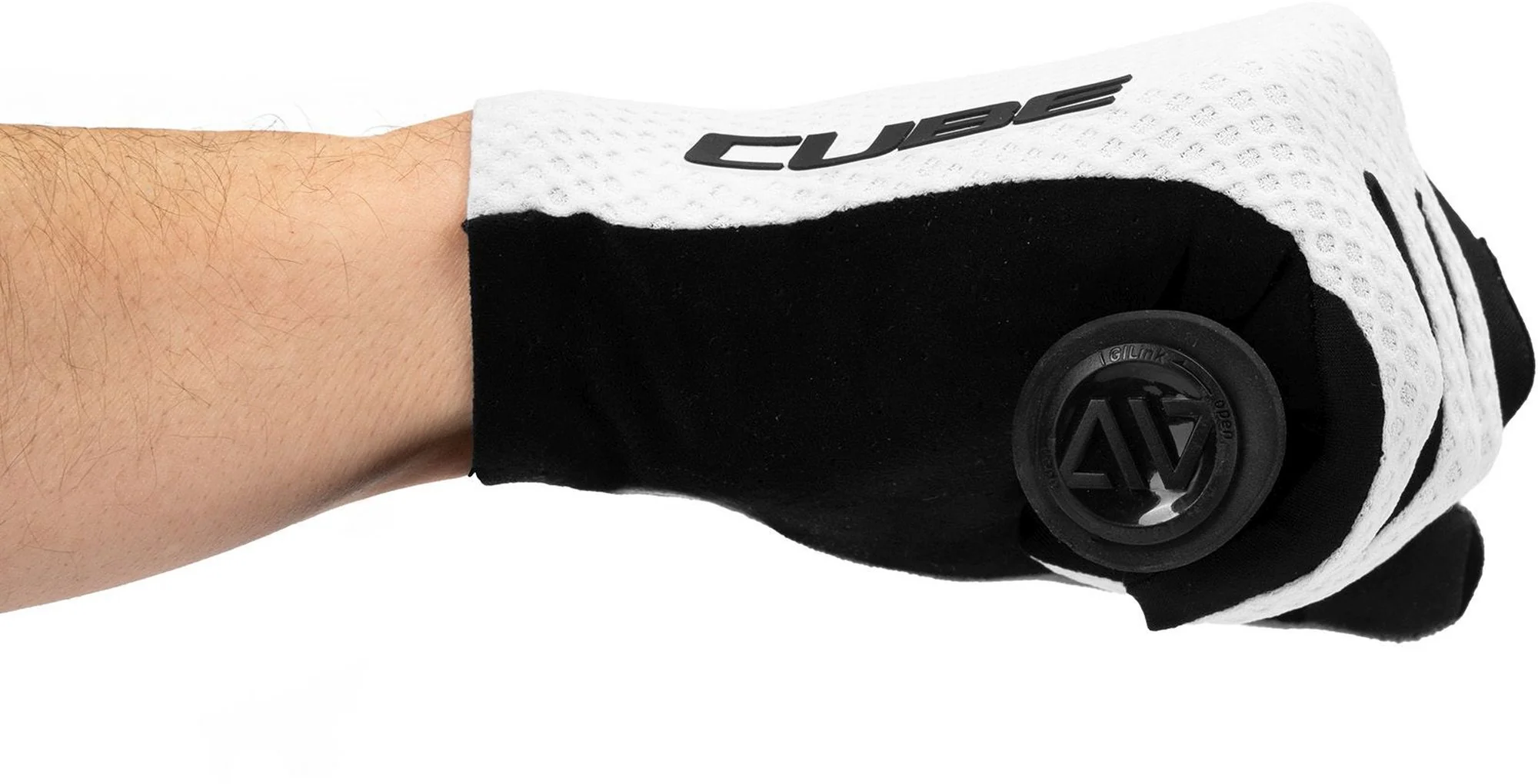 Cube Gloves Race Long Finger White - Image 4