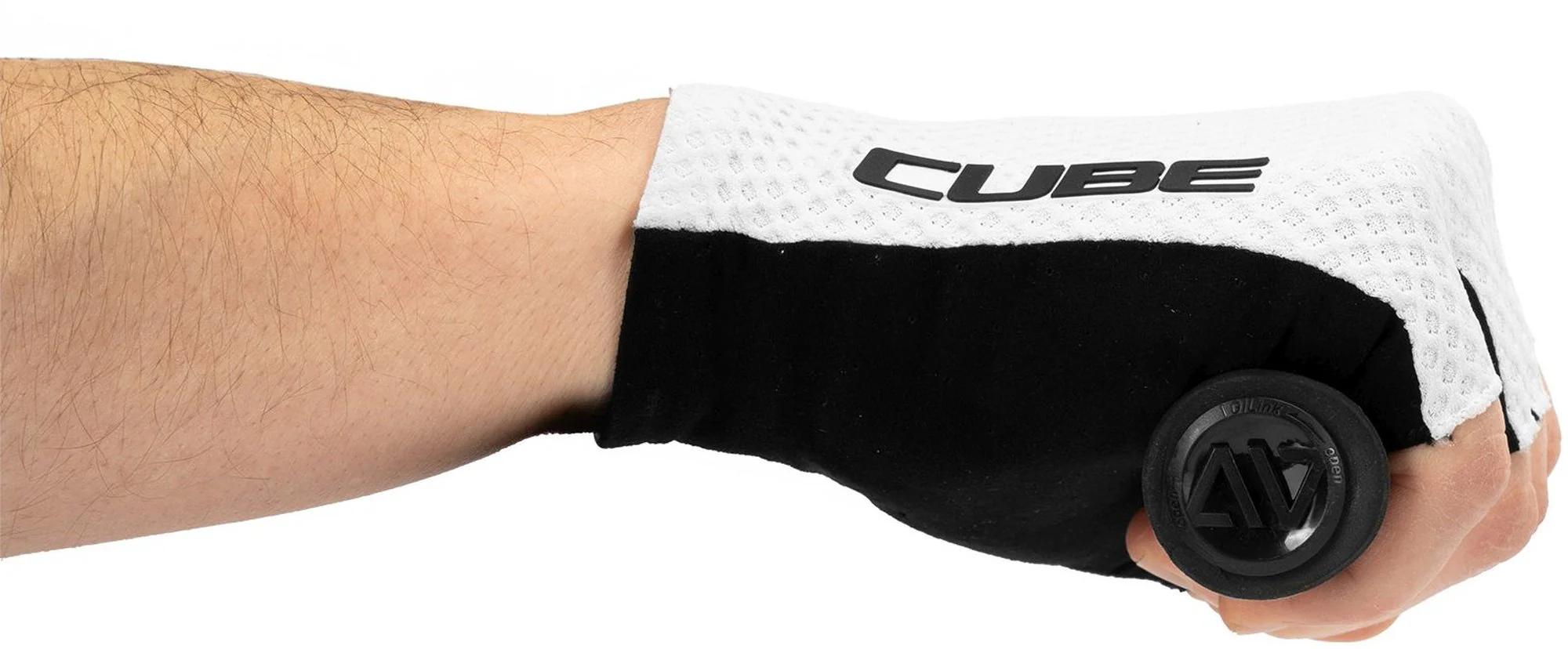 Cube Gloves Race Short Finger White - Image 5