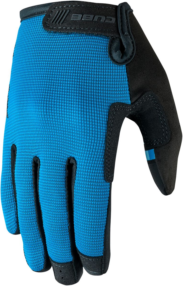 CUBE GLOVES ROOKIE GRAVITY LONG FINGER X ACTIONTEAM TOPAS BLUE