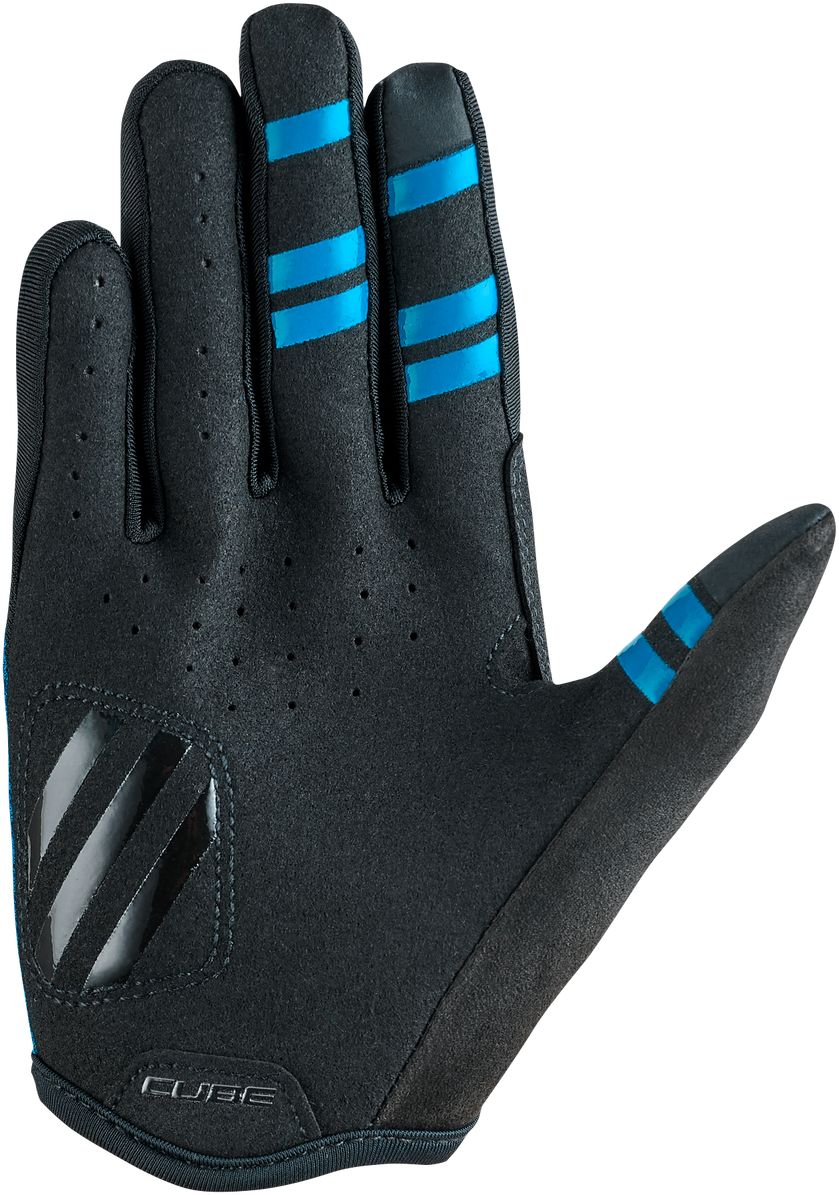 CUBE GLOVES ROOKIE GRAVITY LONG FINGER X ACTIONTEAM TOPAS BLUE - Image 2