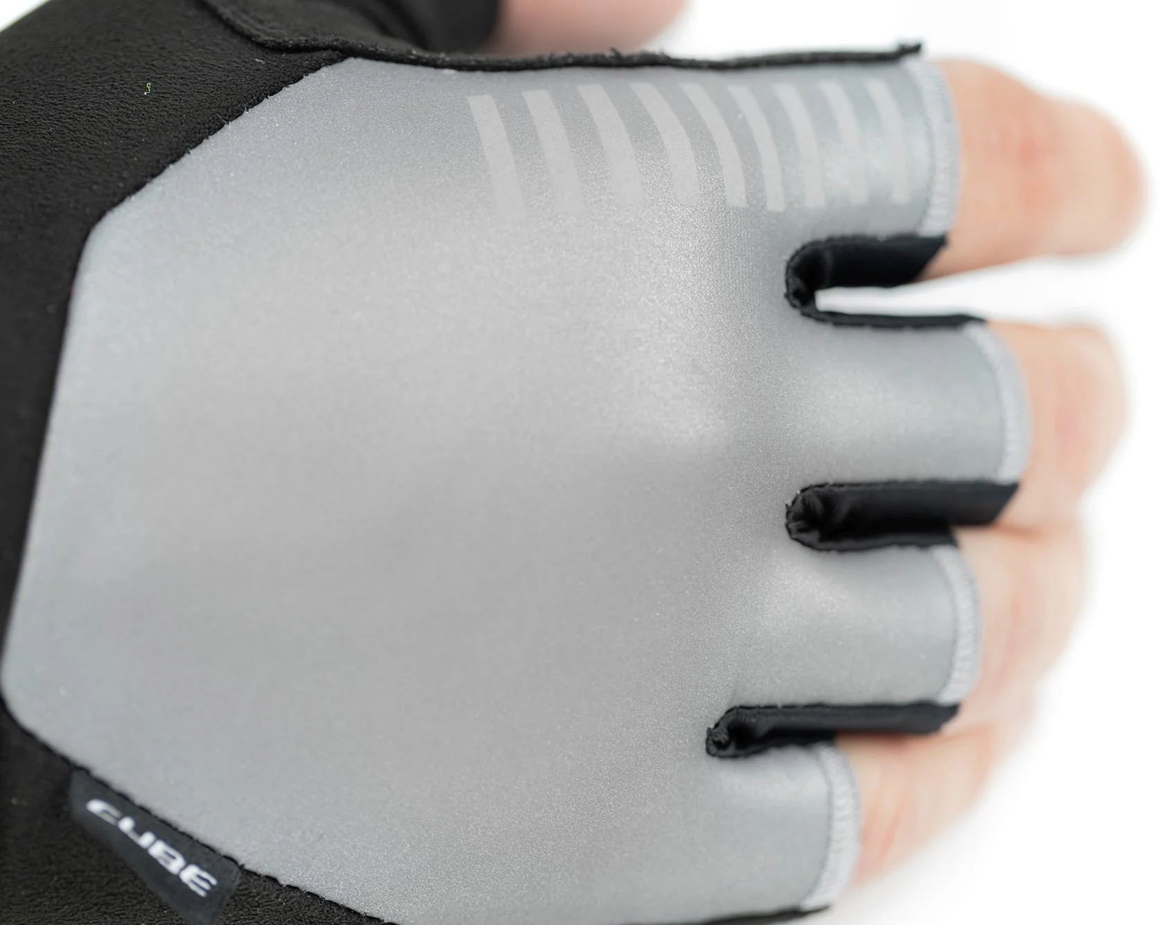 CUBE Gloves Short Finger X Nf Grey/Yellow - Image 4