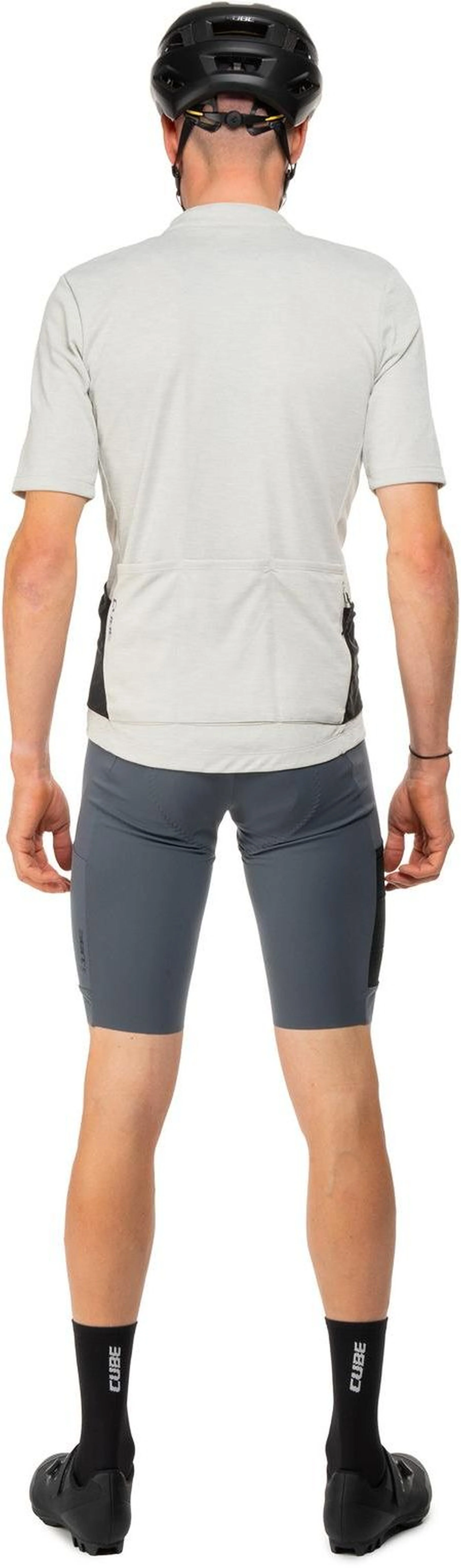 CUBE GRAVEL JERSEY FULL ZIP CARGO S/S LIGHT GREY - Image 4