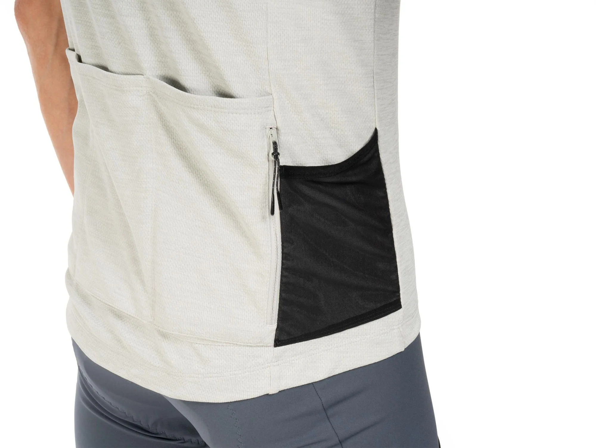 CUBE GRAVEL JERSEY FULL ZIP CARGO S/S LIGHT GREY - Image 7