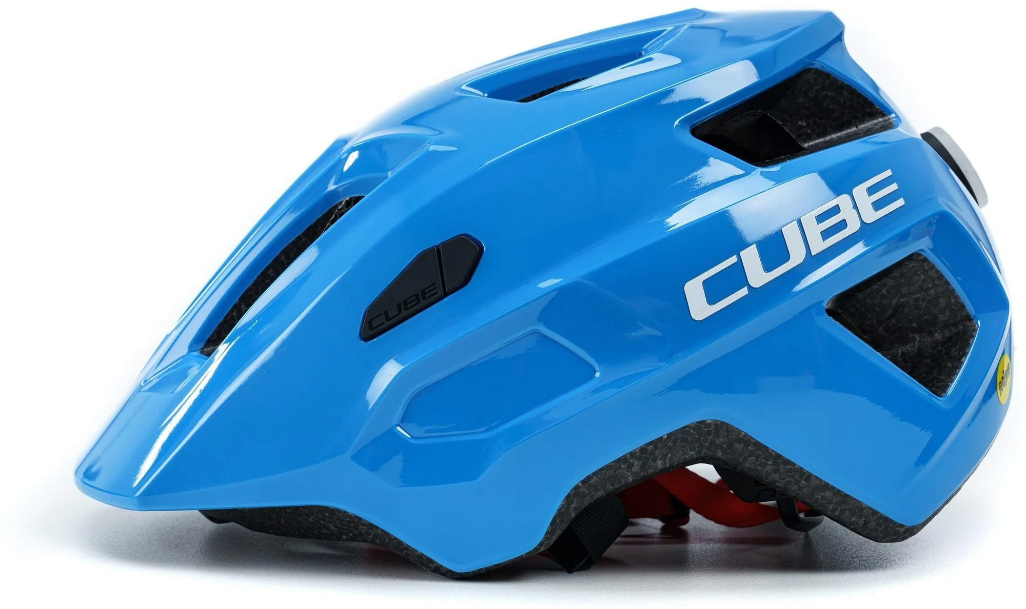CUBE Helmet Linok Teamline Blue/Red - Image 2