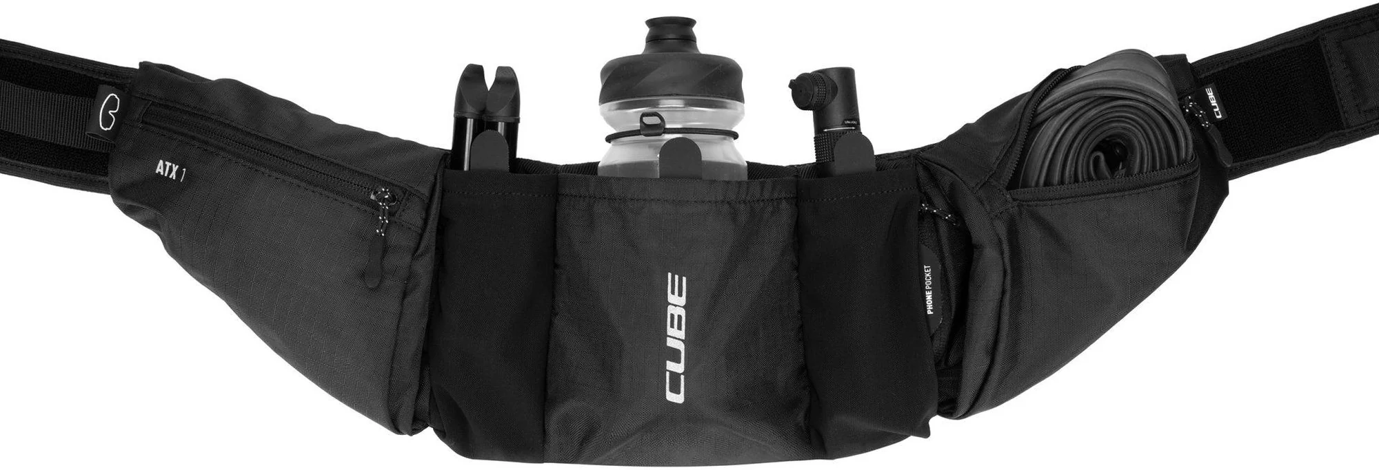 CUBE HIP BAG ATX 1 BLACK - Image 5