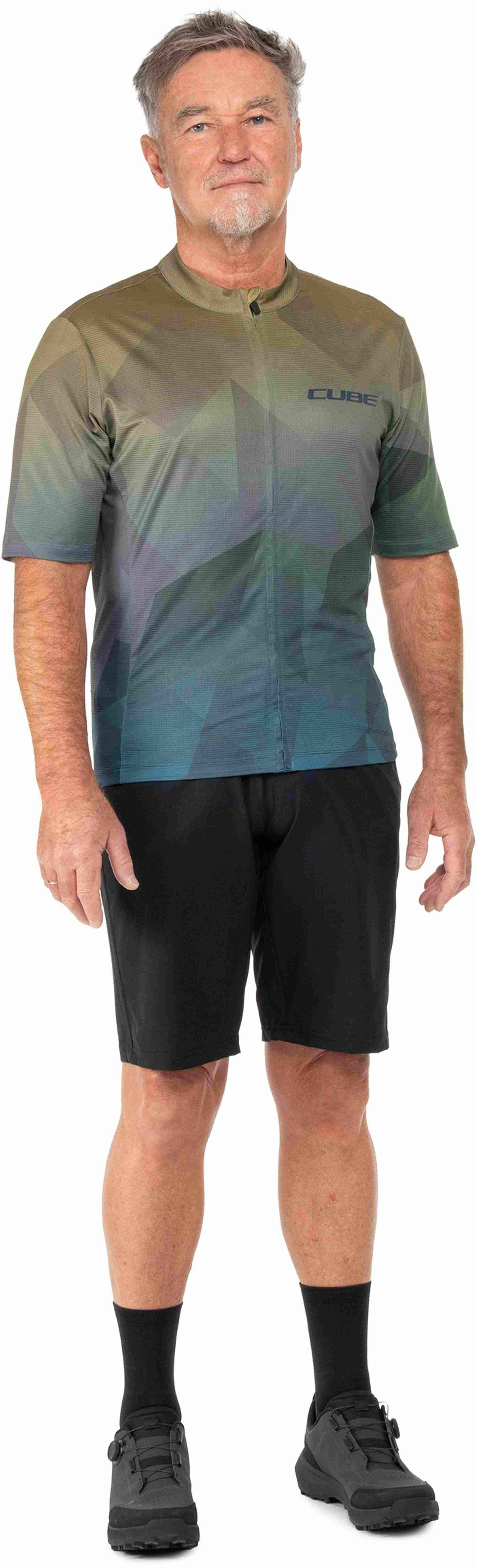 CUBE JERSEY CMPT MOUNTAIN S/S GREEN - Image 3