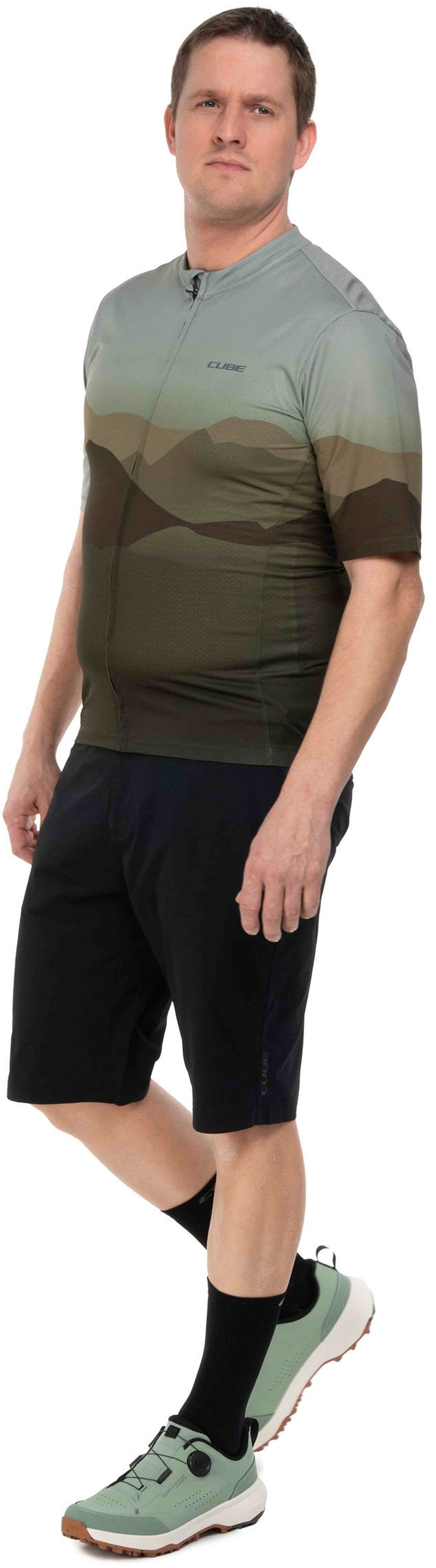 CUBE JERSEY CMPT MOUNTAIN S/S GREEN - Image 3
