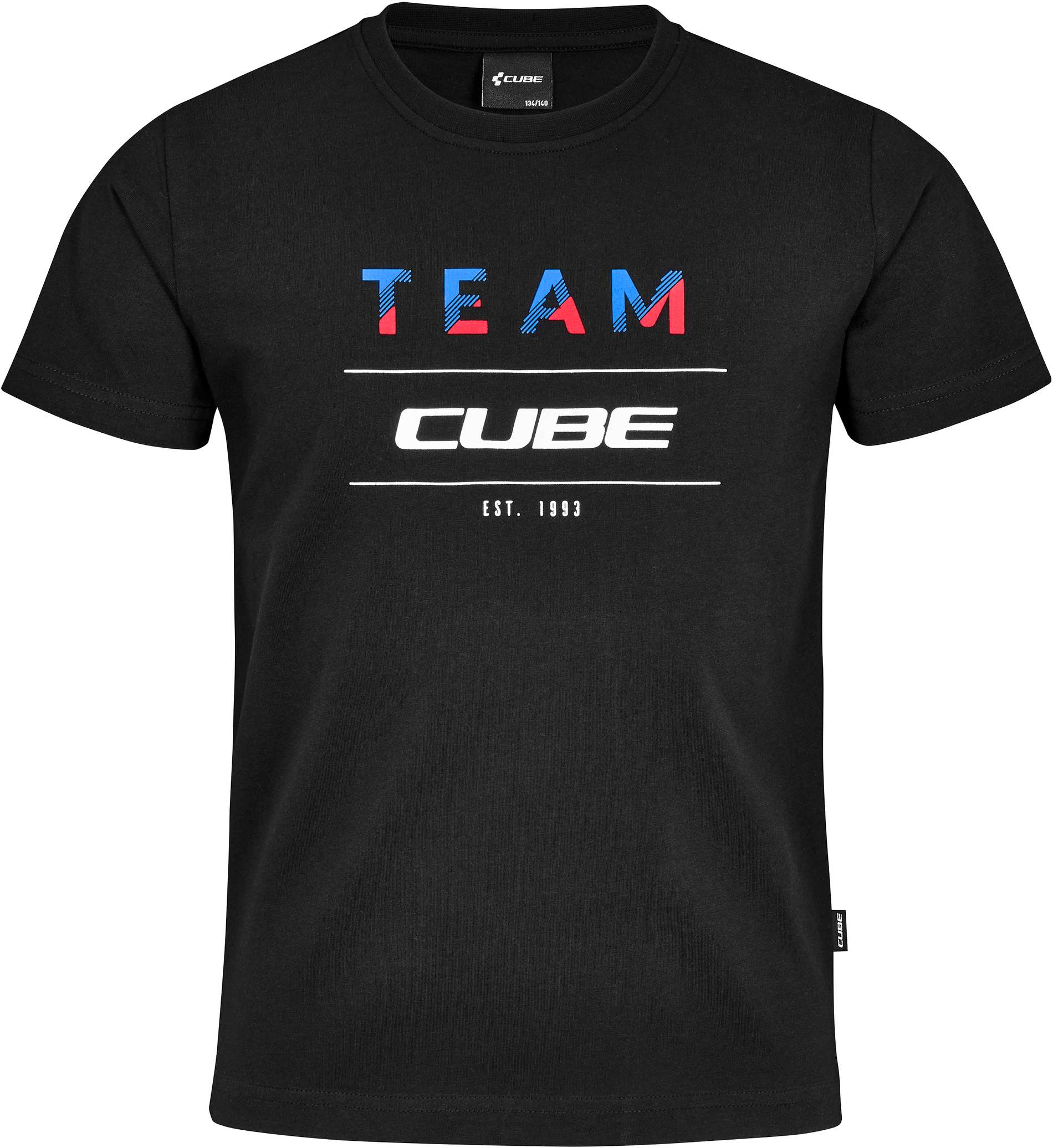 CUBE Junior Organic T-Shirt Team Black - Image 3