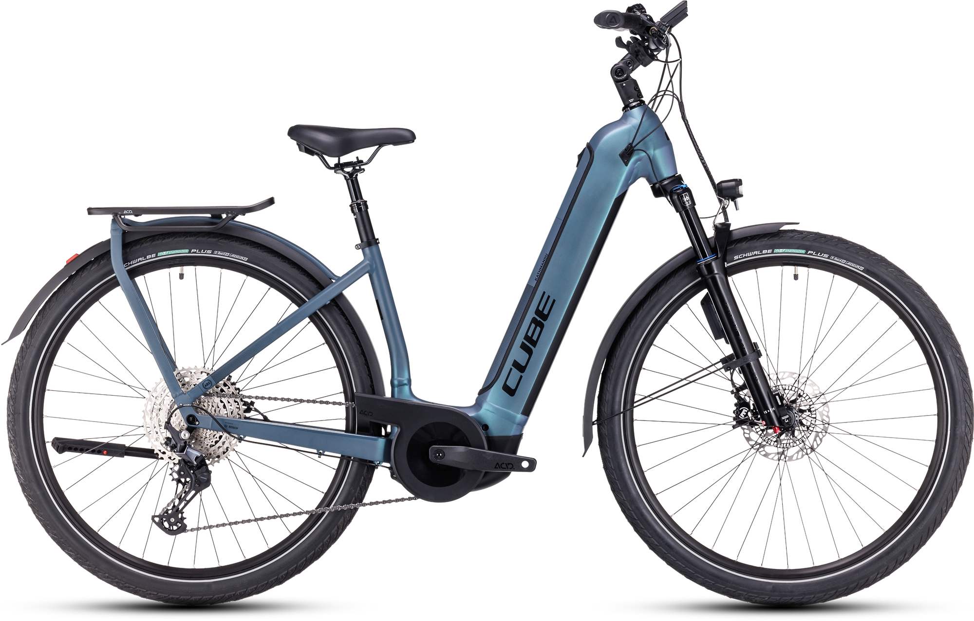 CUBE KATHMANDU HYBRID ABS 750 SMARAGDGREY/BLUE - Image 20