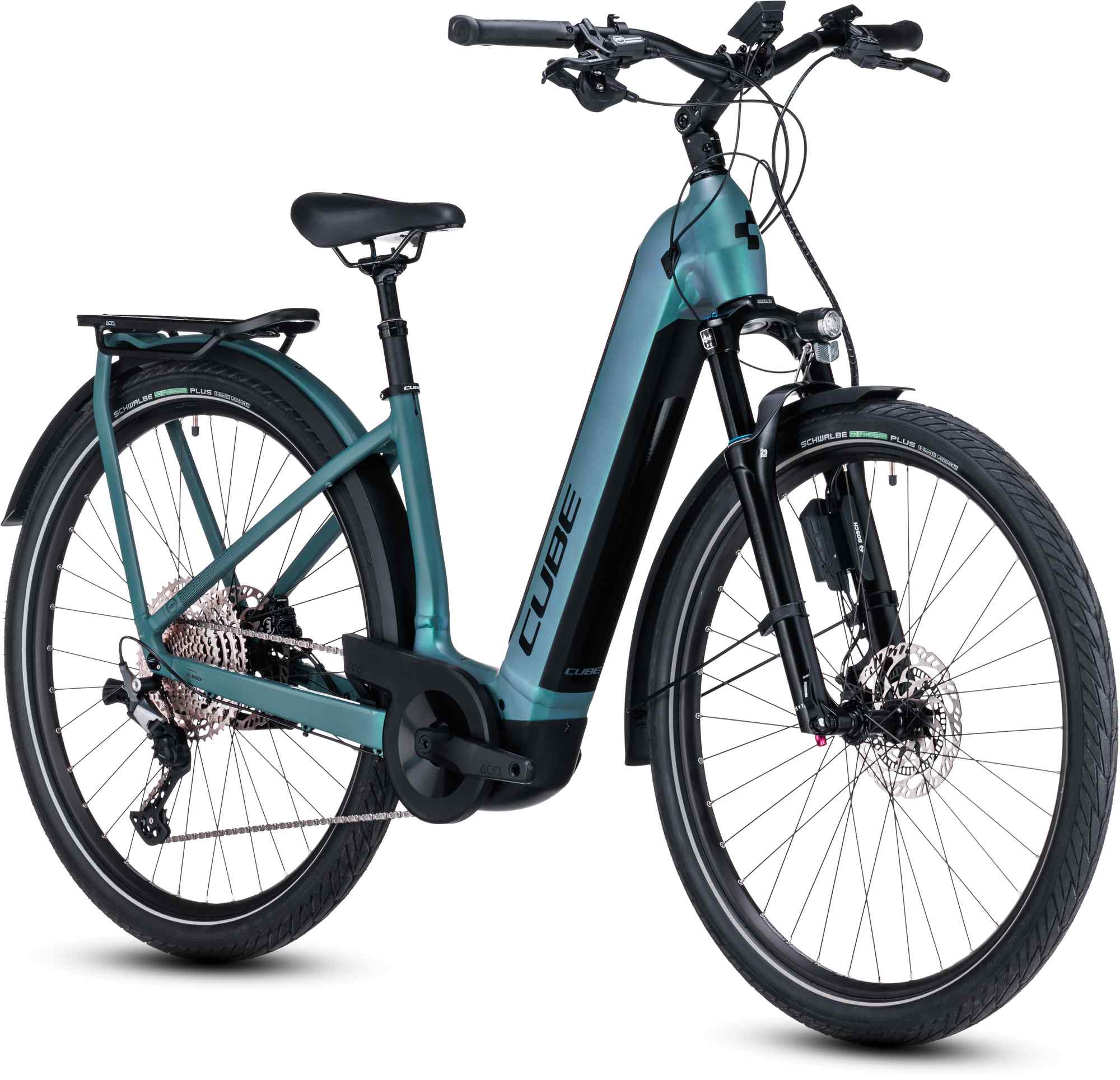 CUBE KATHMANDU HYBRID ABS 750 SMARAGDGREY/BLUE - Image 21