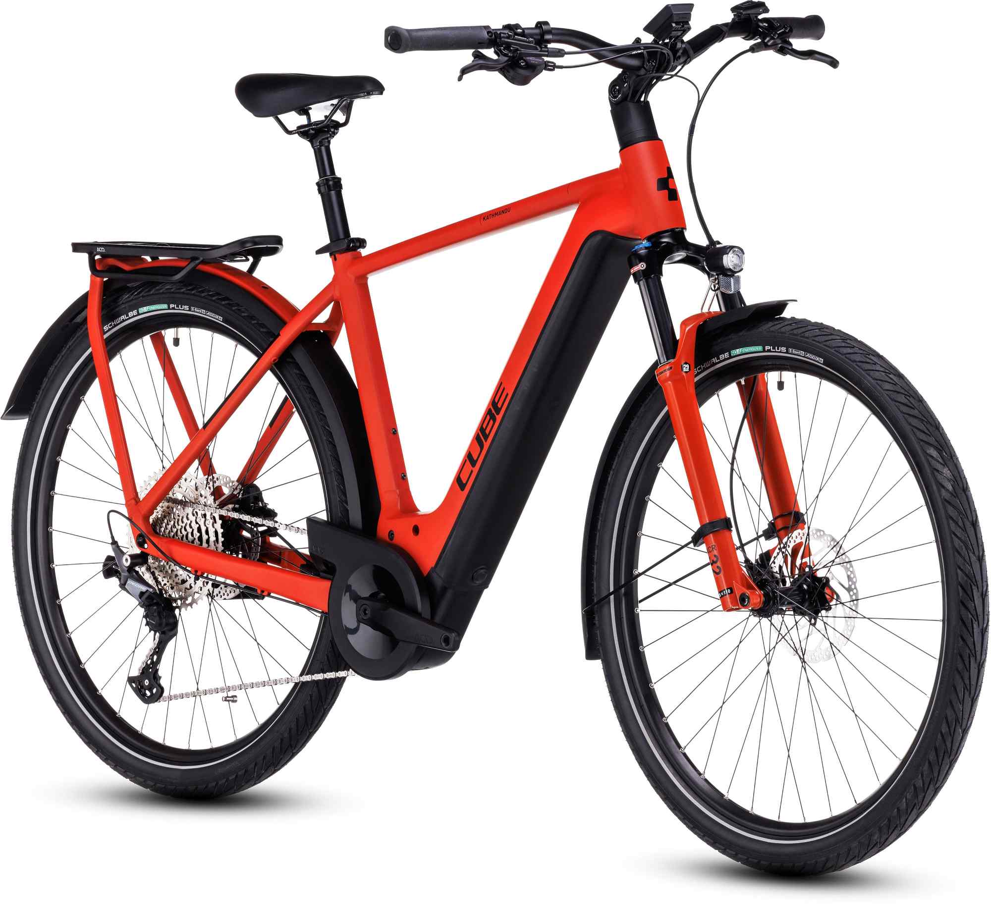 CUBE KATHMANDU HYBRID EXC 750 RED/BLACK - Image 2