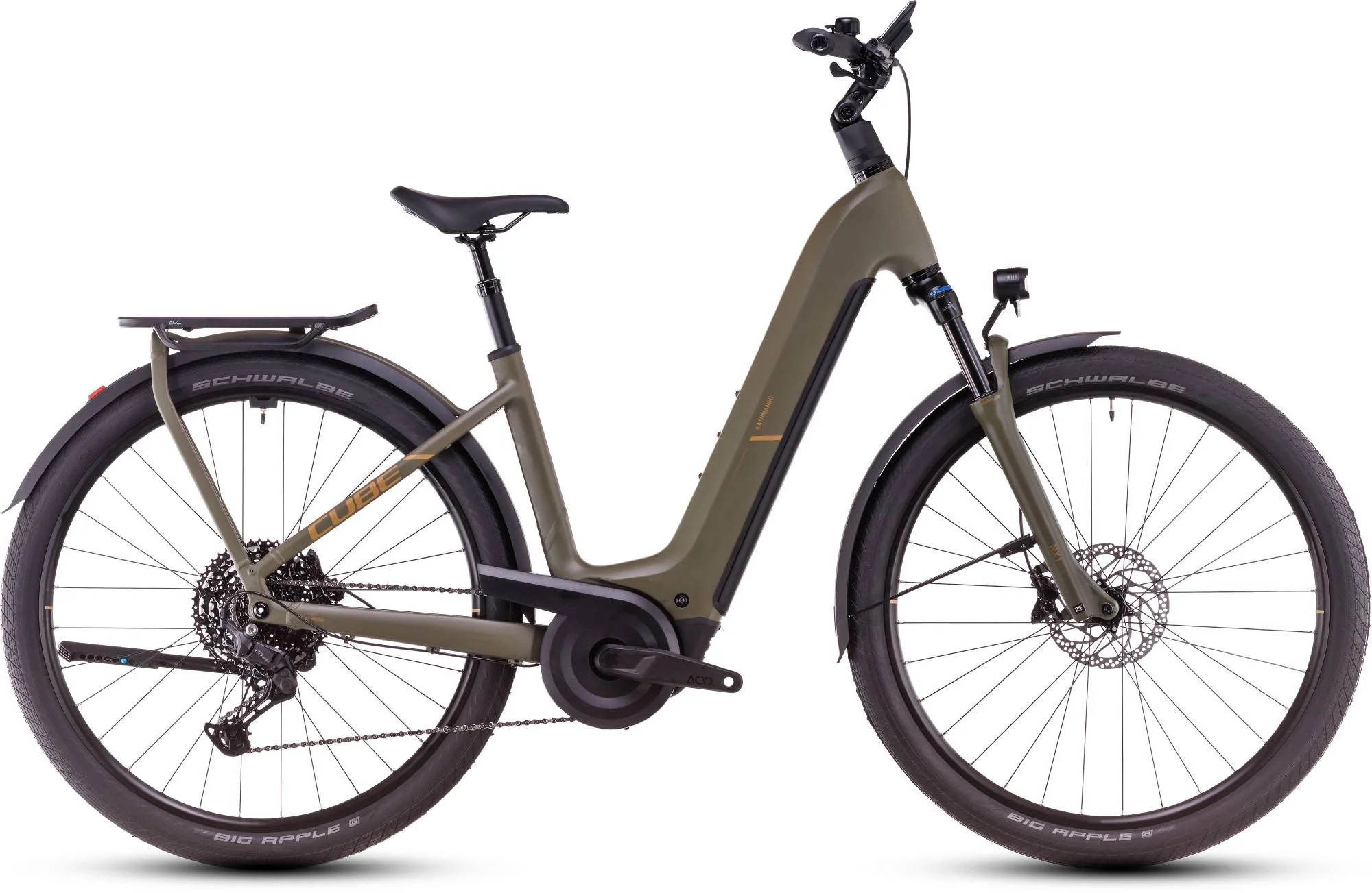 CUBE KATHMANDU HYBRID PRO 800 DUSTYOLIVE/GOLD - Image 15