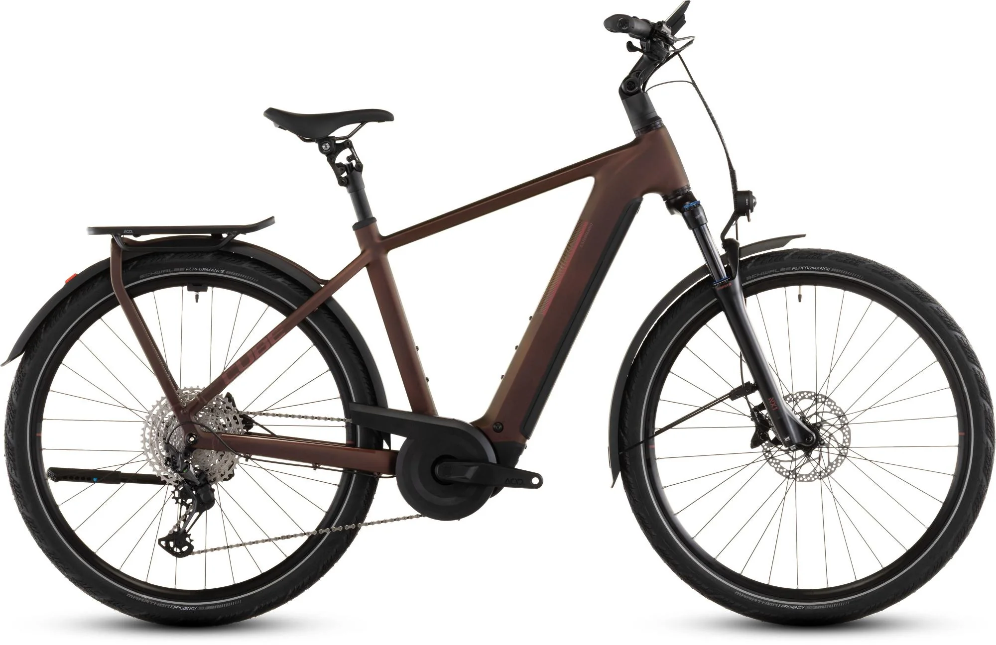 CUBE KATHMANDU HYBRID PRO 800 SUNGLOW/CHROME