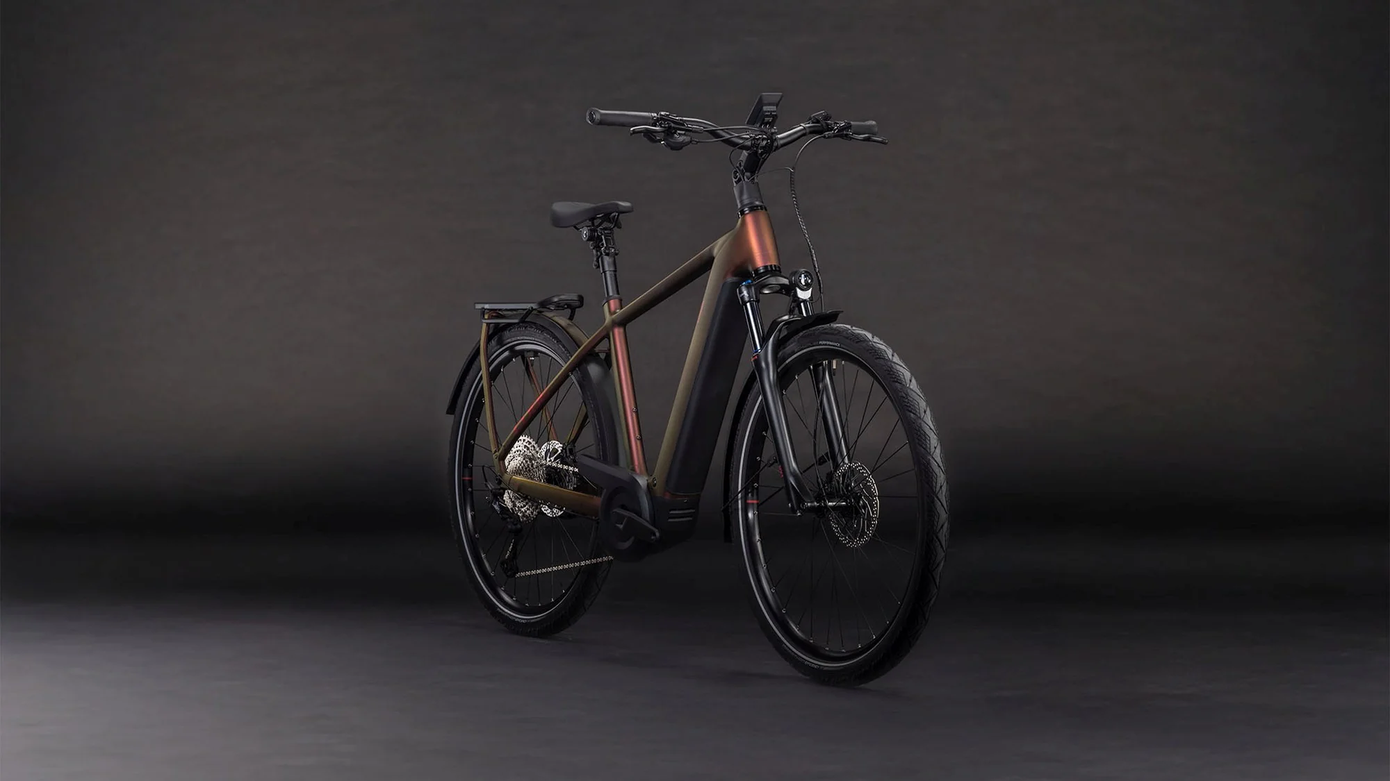 CUBE KATHMANDU HYBRID PRO 800 SUNGLOW/CHROME - Image 7