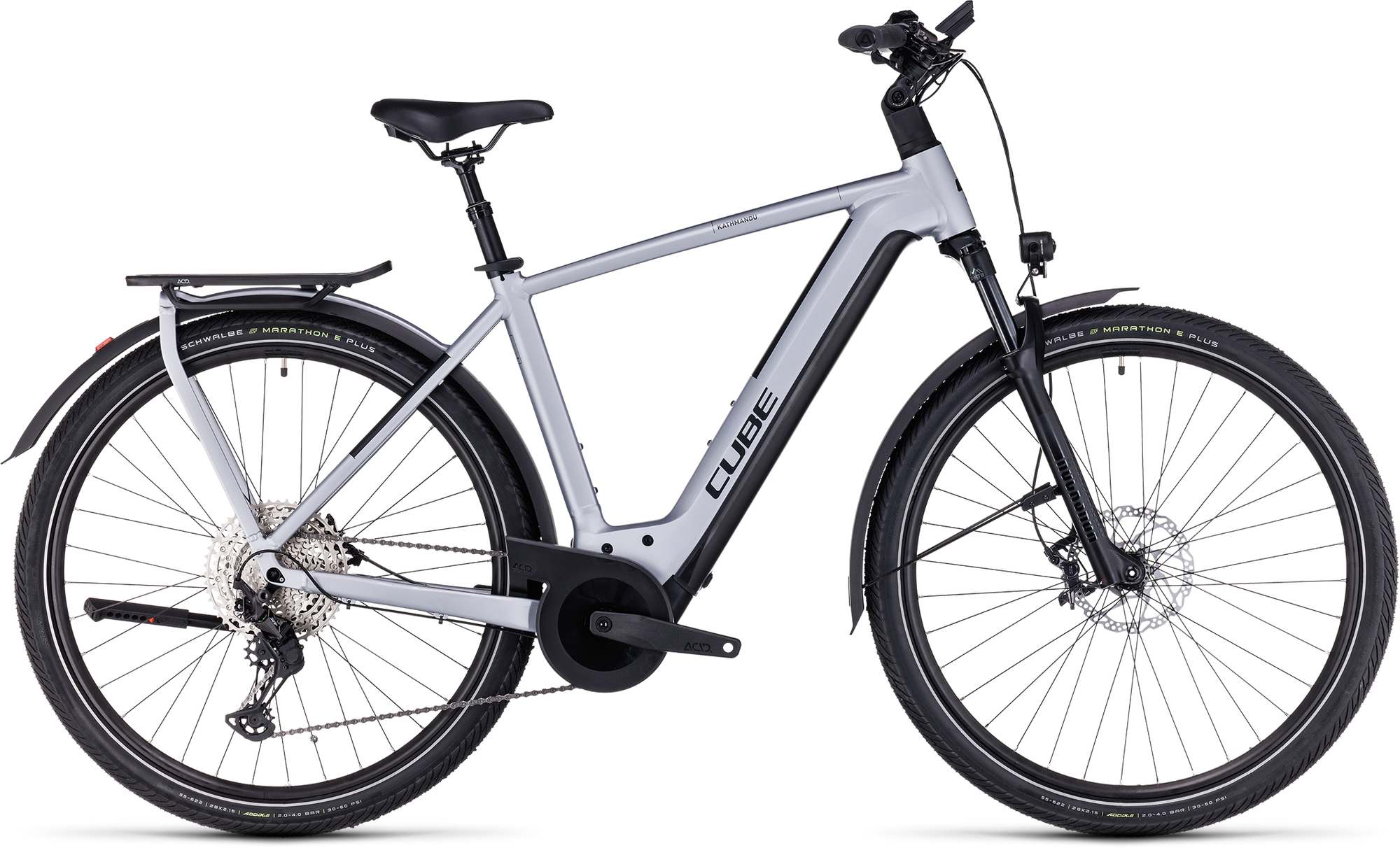 CUBE KATHMANDU HYBRID SLX 750 POLARSILVER/BLACK