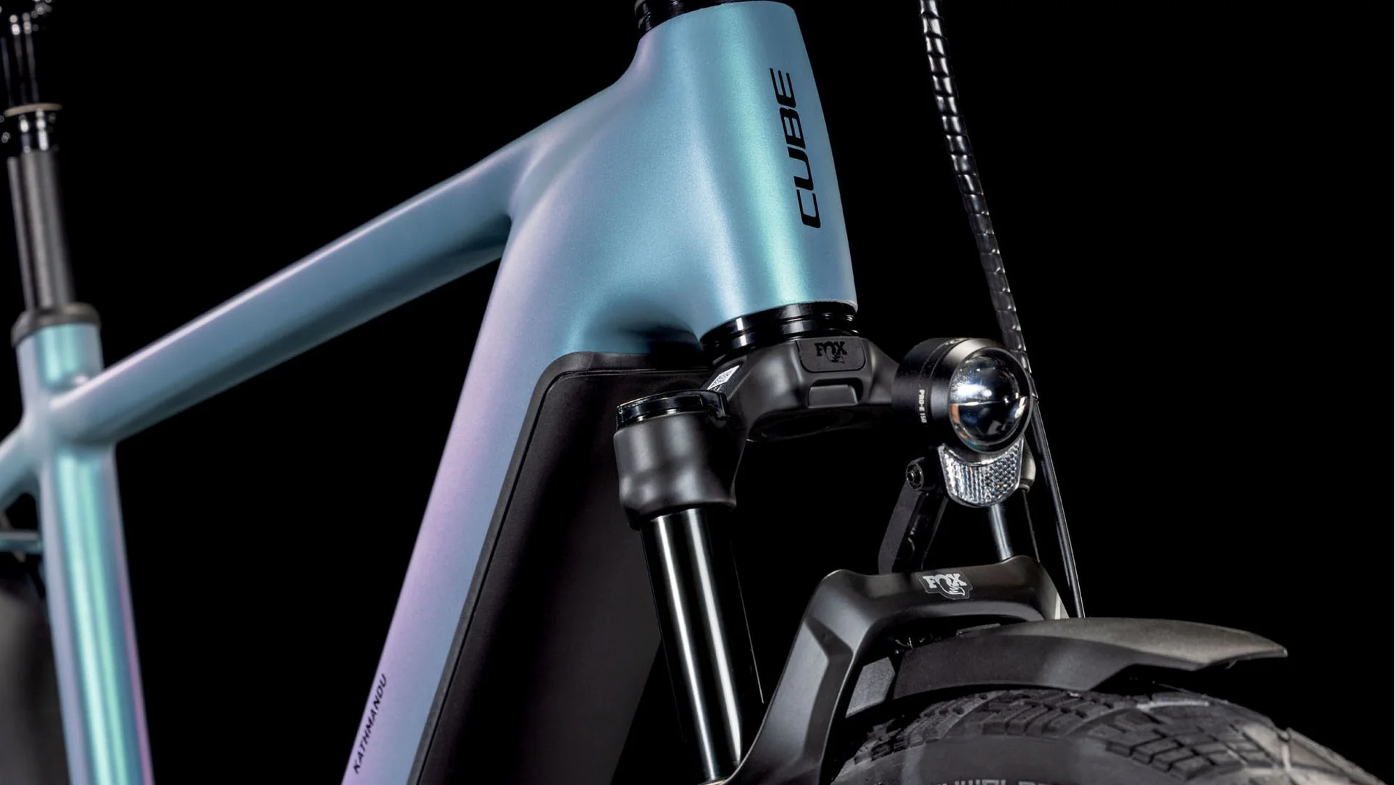 CUBE KATHMANDU HYBRID SLX 800 SMARAGDGREY/BLACK - Image 6