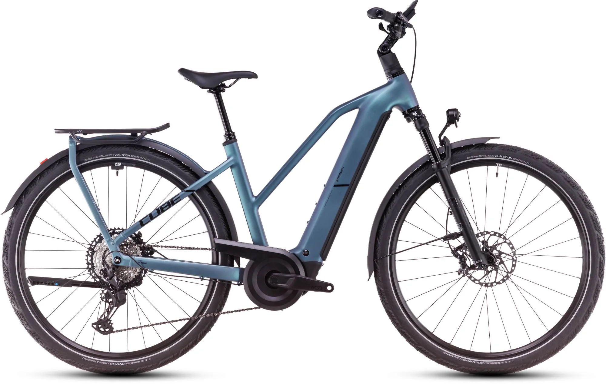 CUBE KATHMANDU HYBRID SLX 800 SMARAGDGREY/BLACK - Image 8