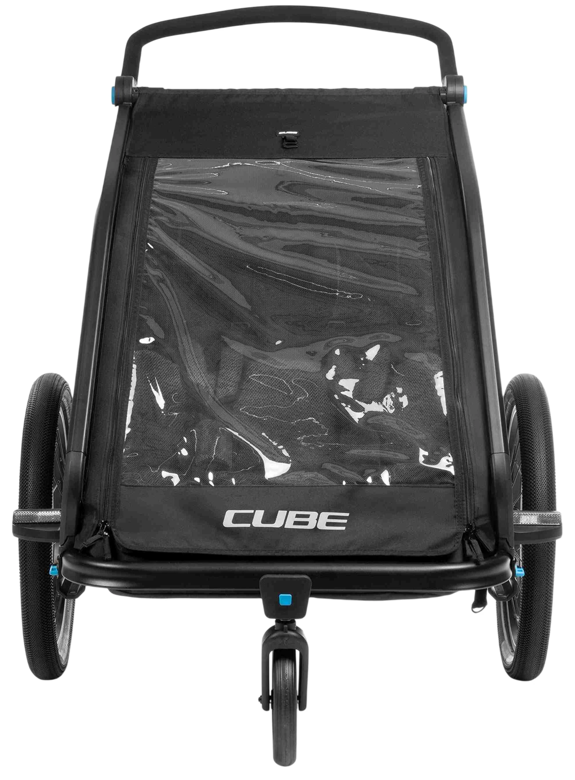 CUBE Kids Trailer Double Cmpt Black - Image 3