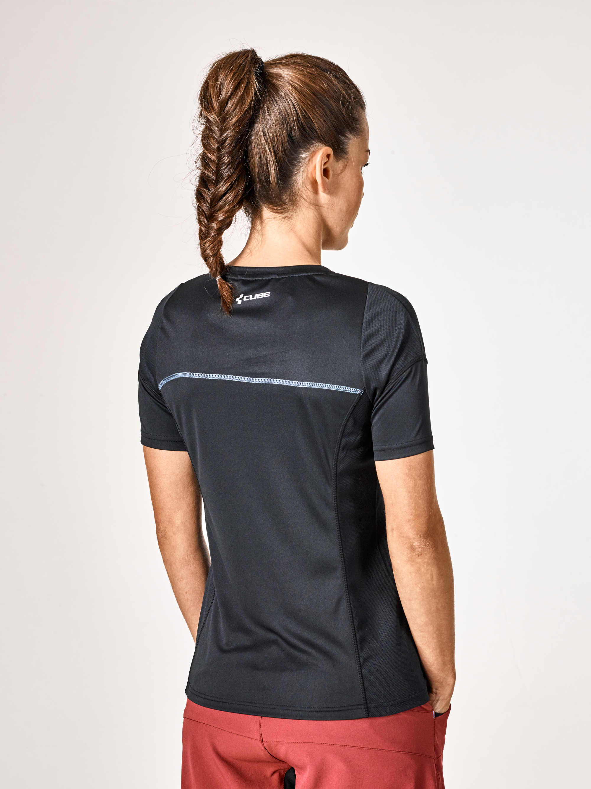 CUBE Motion Wls Jersey Round-Neck S/S Black - Image 3