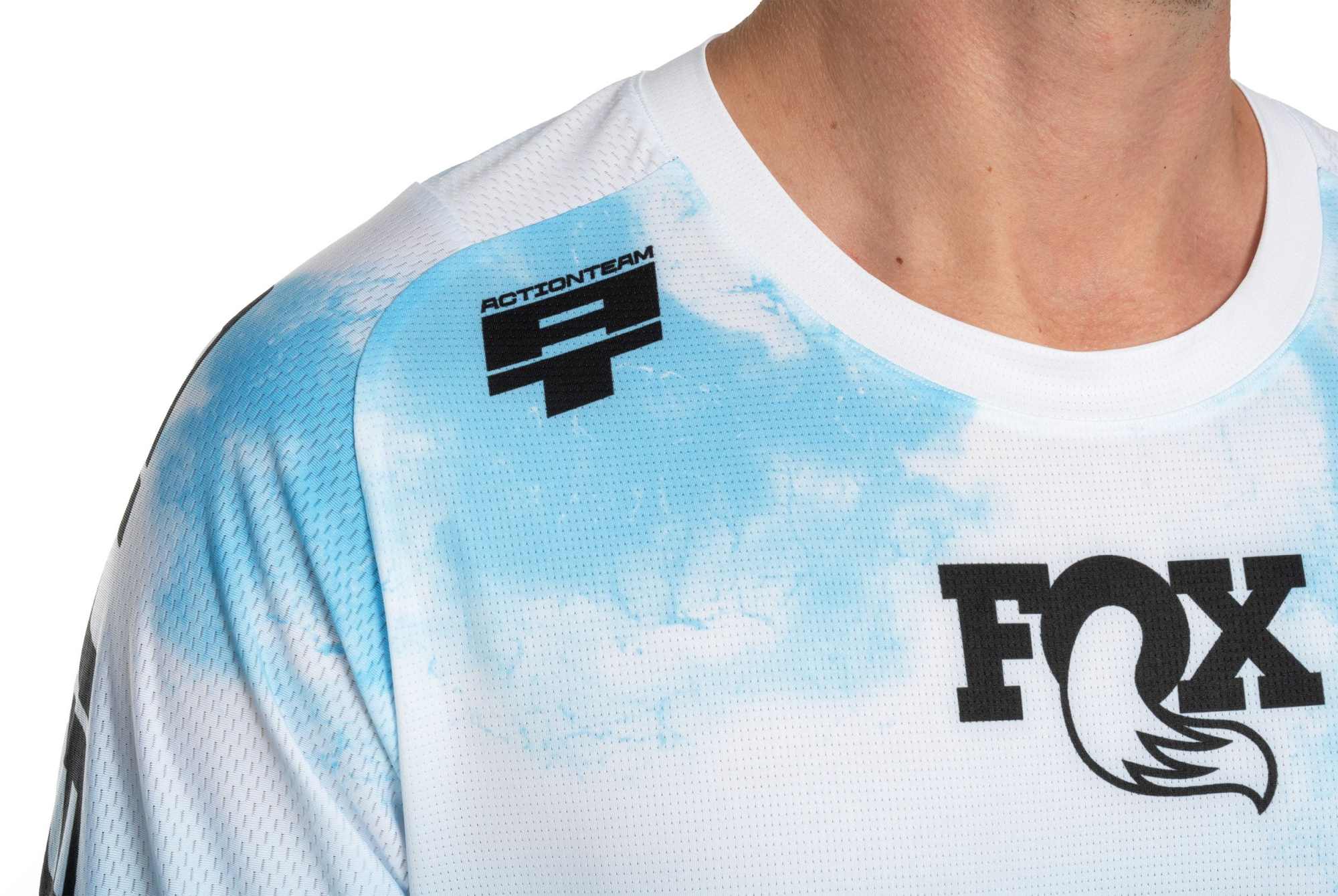 CUBE MTB JERSEY X ACTIONTEAM S/S TOPAS BLUE - Image 6