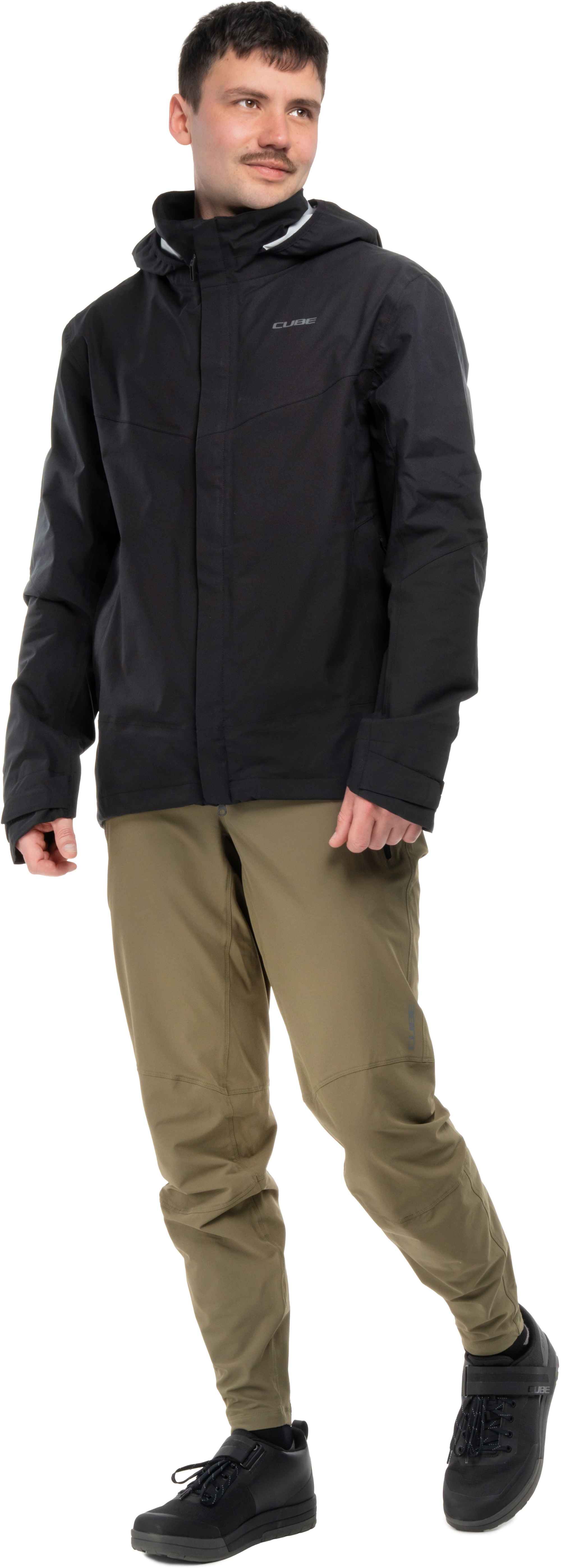 CUBE MTB PANTS TM OLIVE - Image 2