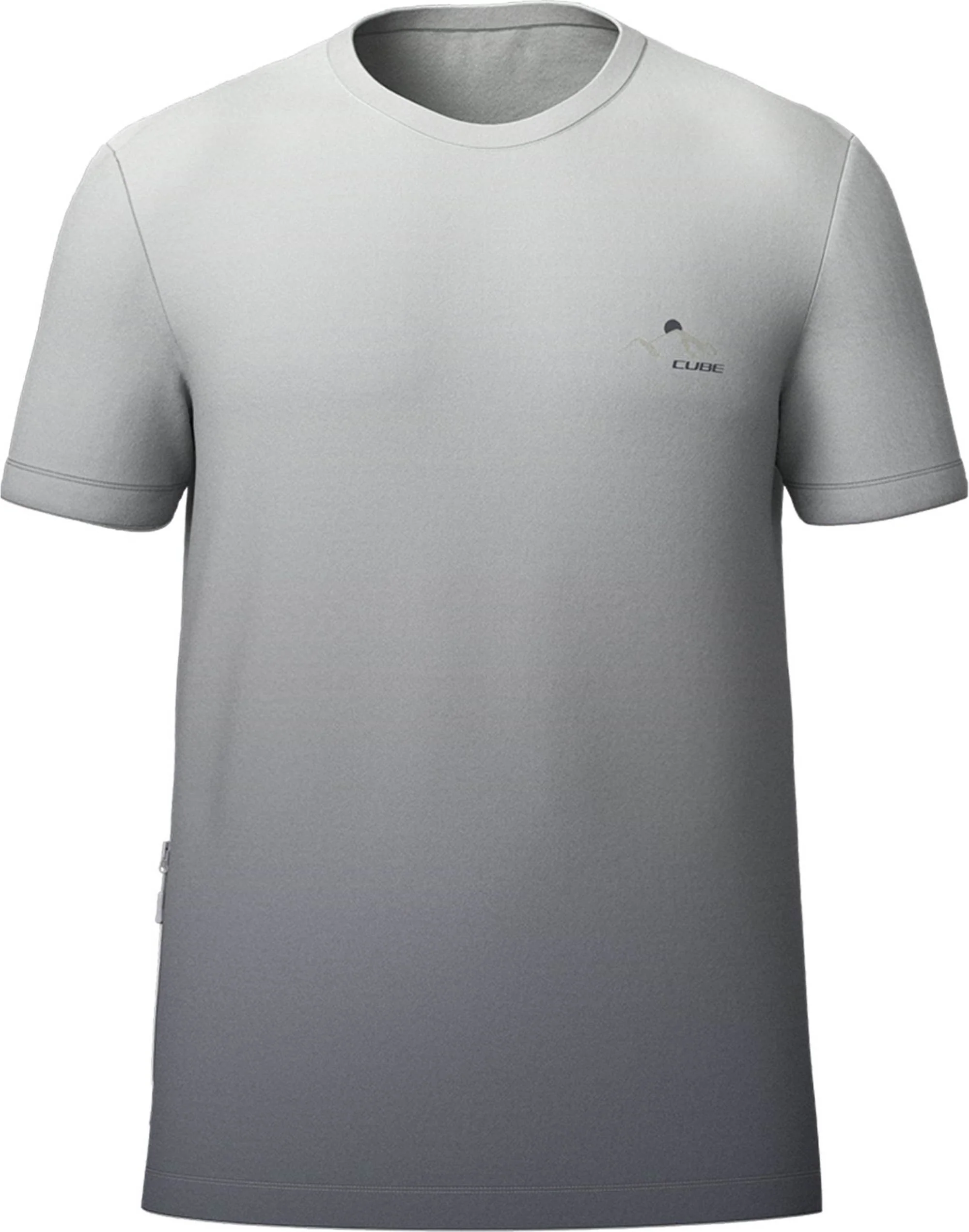 CUBE MTB ROUND NECK JERSEY SOFT TOUCH S/S GREY