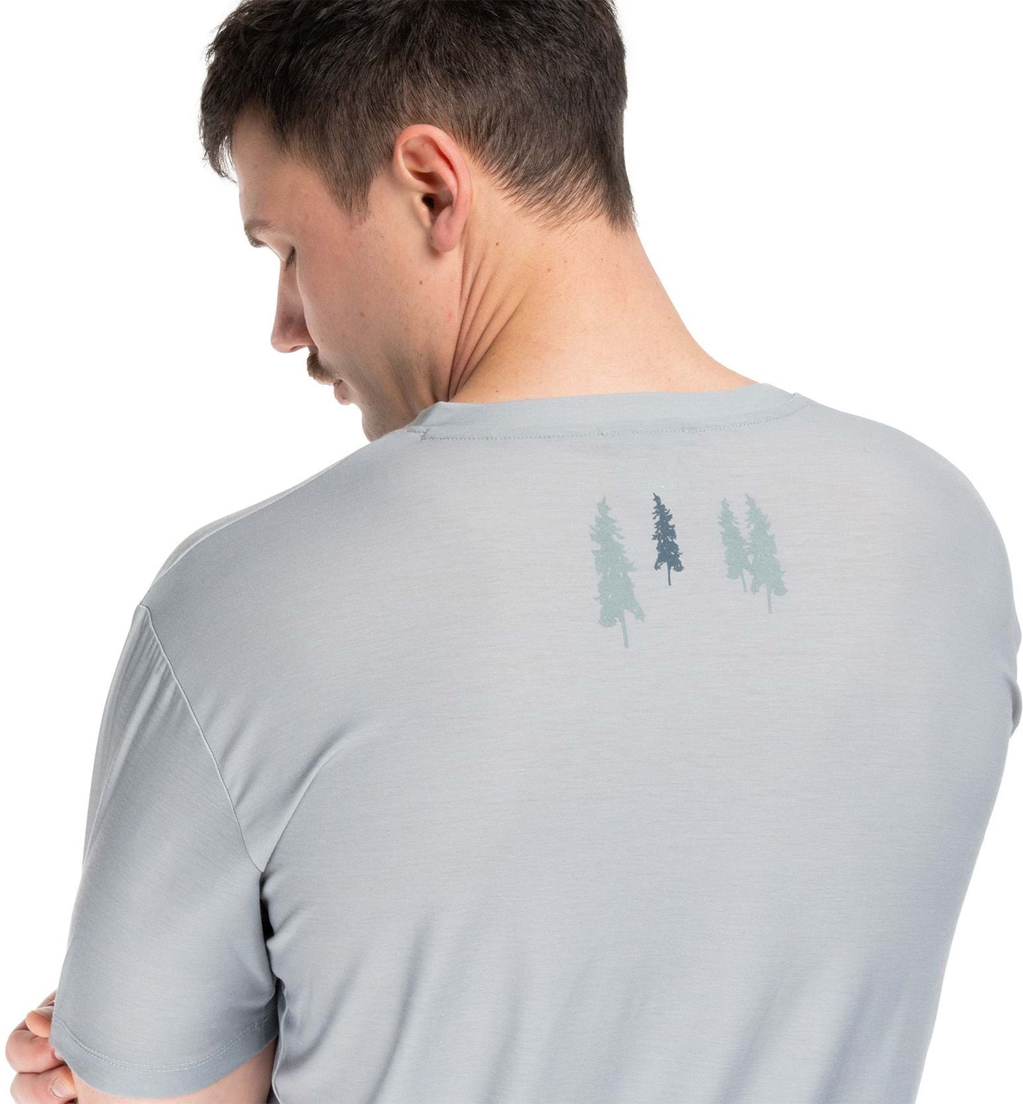 CUBE MTB ROUND NECK JERSEY SOFT TOUCH S/S GREY - Image 6