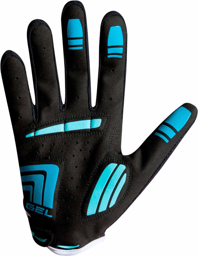 CUBE Natural Fit Wls Gloves Sun Long Finger Blue - Image 3