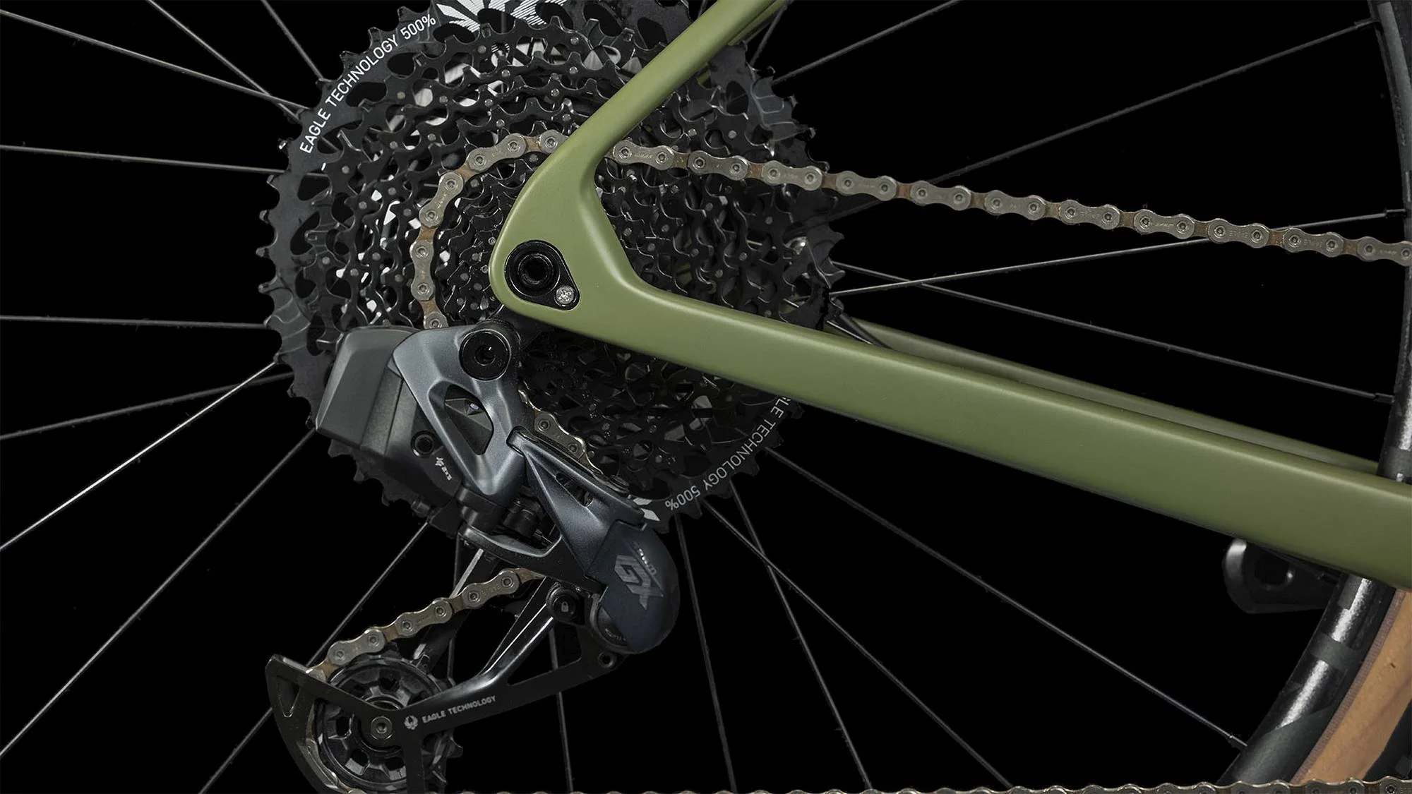 CUBE NUROAD C:62 SLX OLIVE/GREEN - Image 6