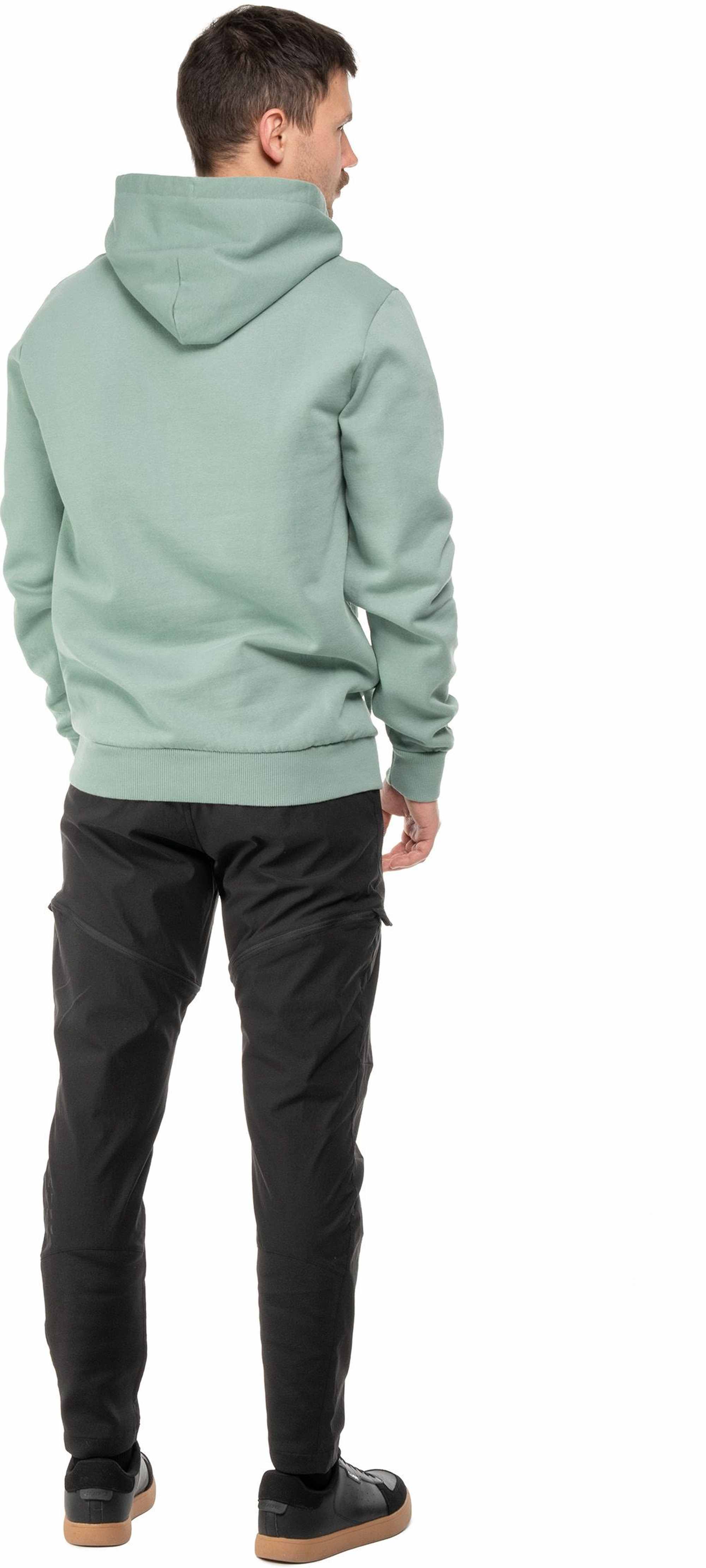 CUBE ORGANIC HOODIE GRID LIGHT GREEN - Image 4