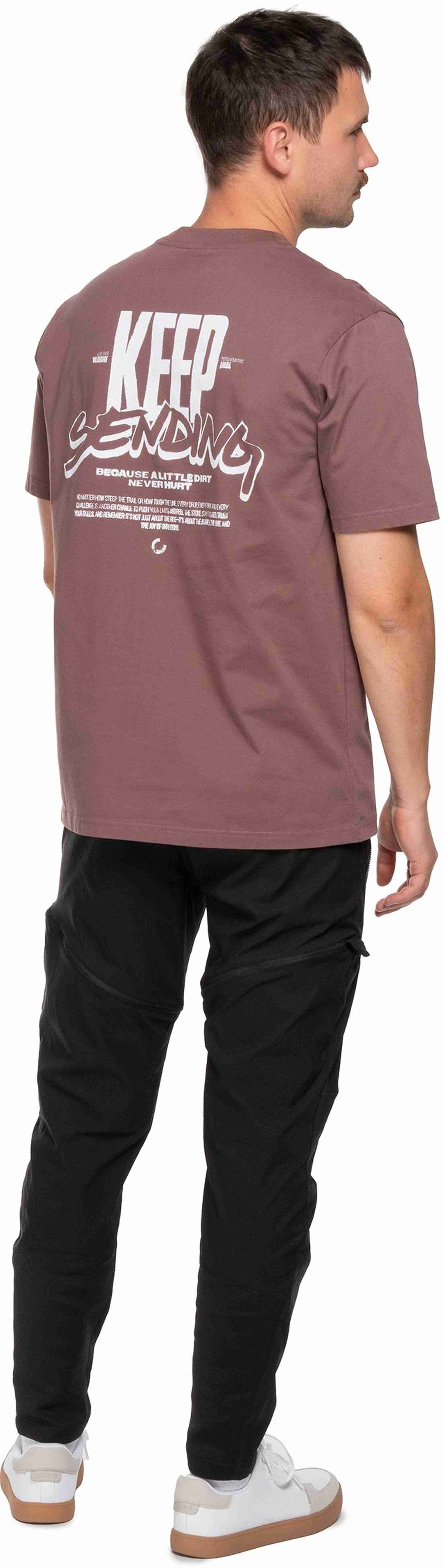 CUBE ORGANIC T-SHIRT KEEP SENDING GTY FIT PLUM - Image 4