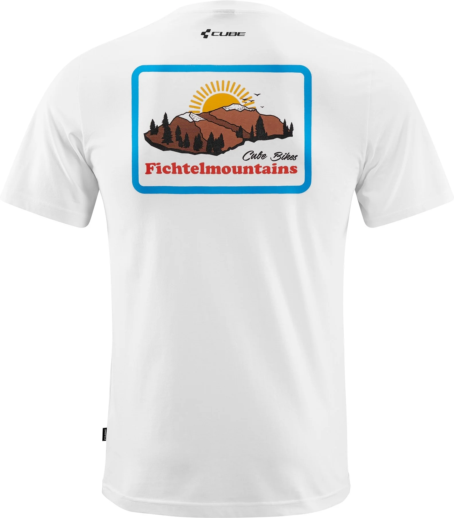 CUBE Organic T-Shirt Landscape White - Image 4