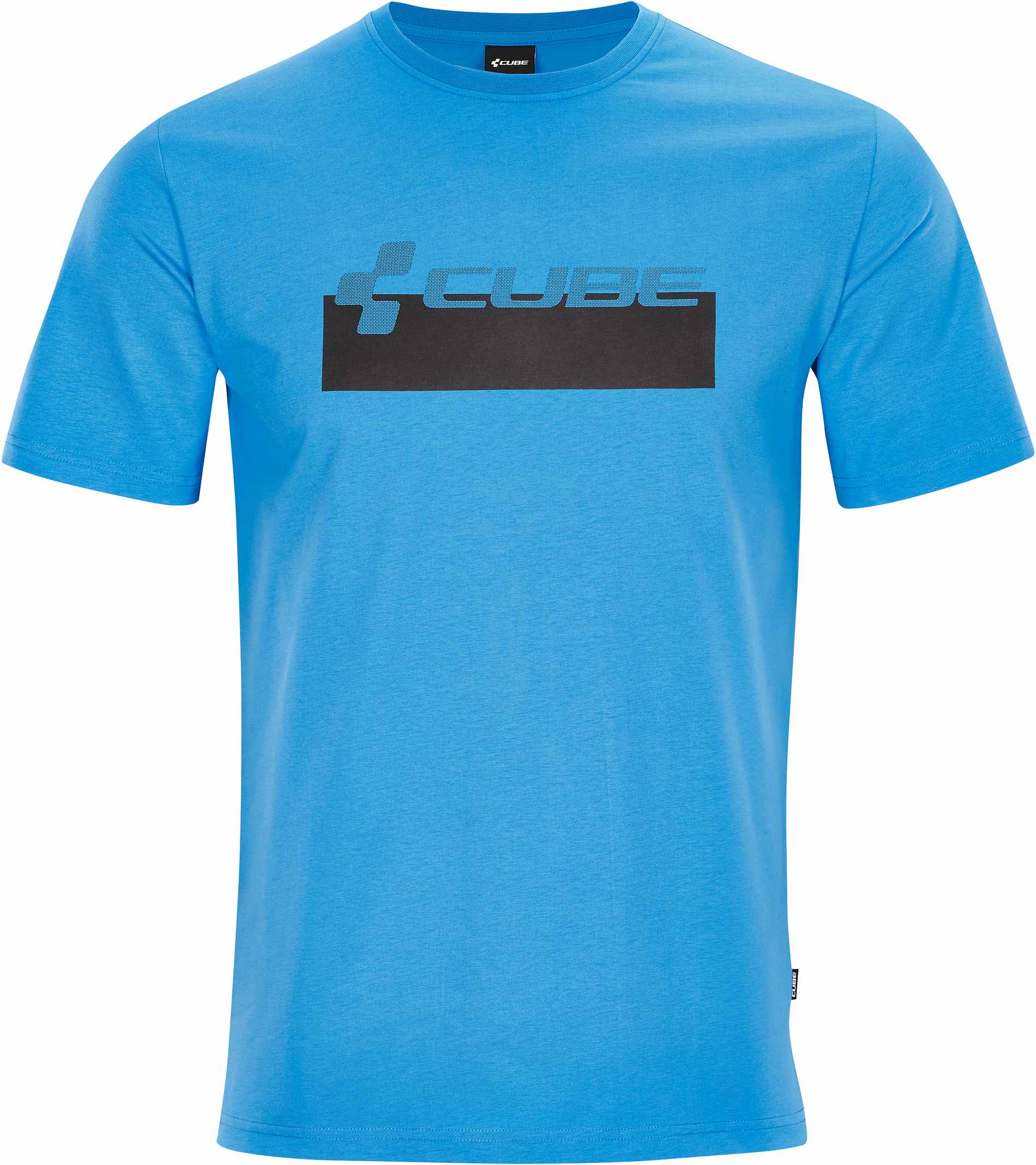 CUBE Organic T-Shirt Logo Dots Blue - Image 3