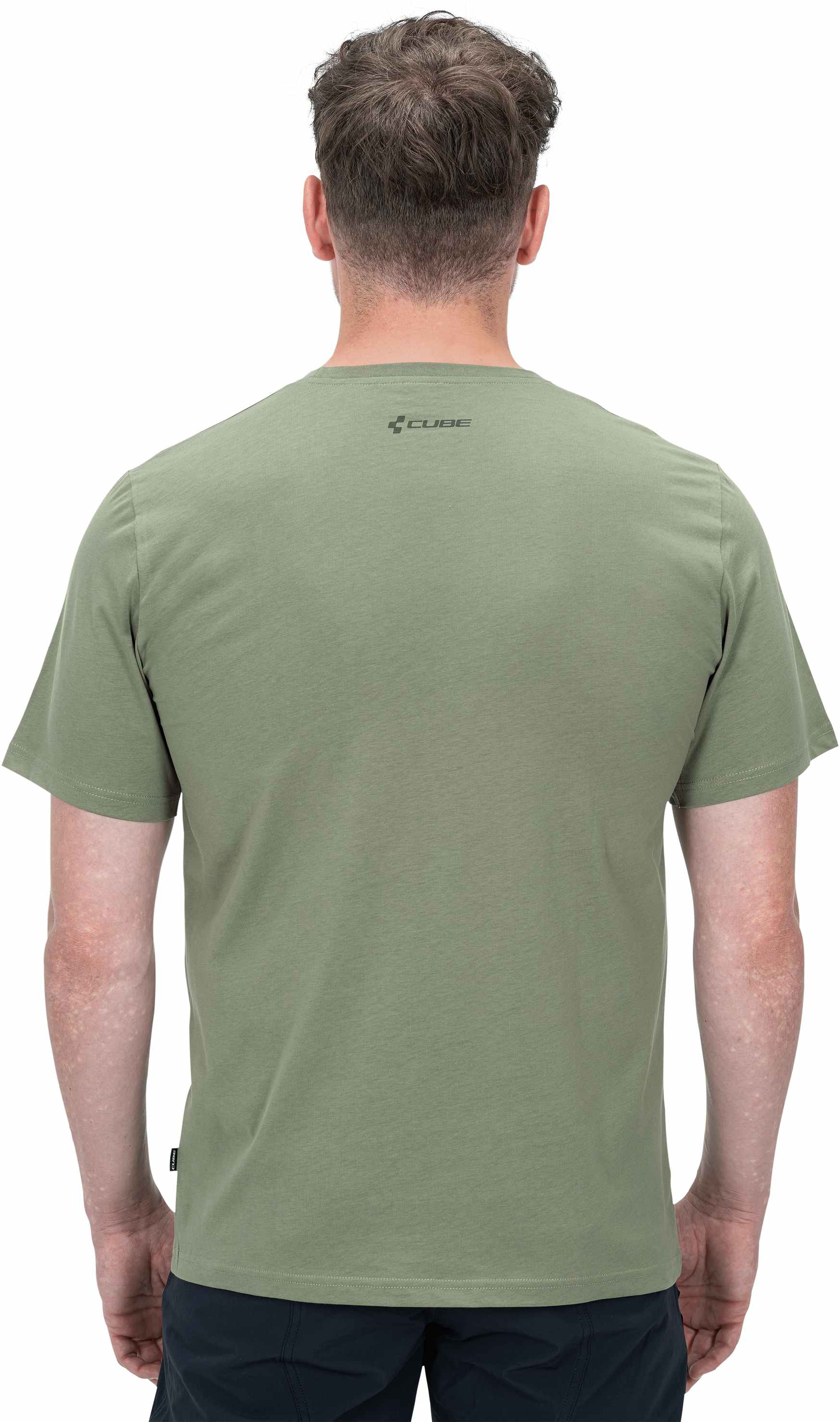 CUBE Organic T-Shirt Riders Fuel Green - Image 2