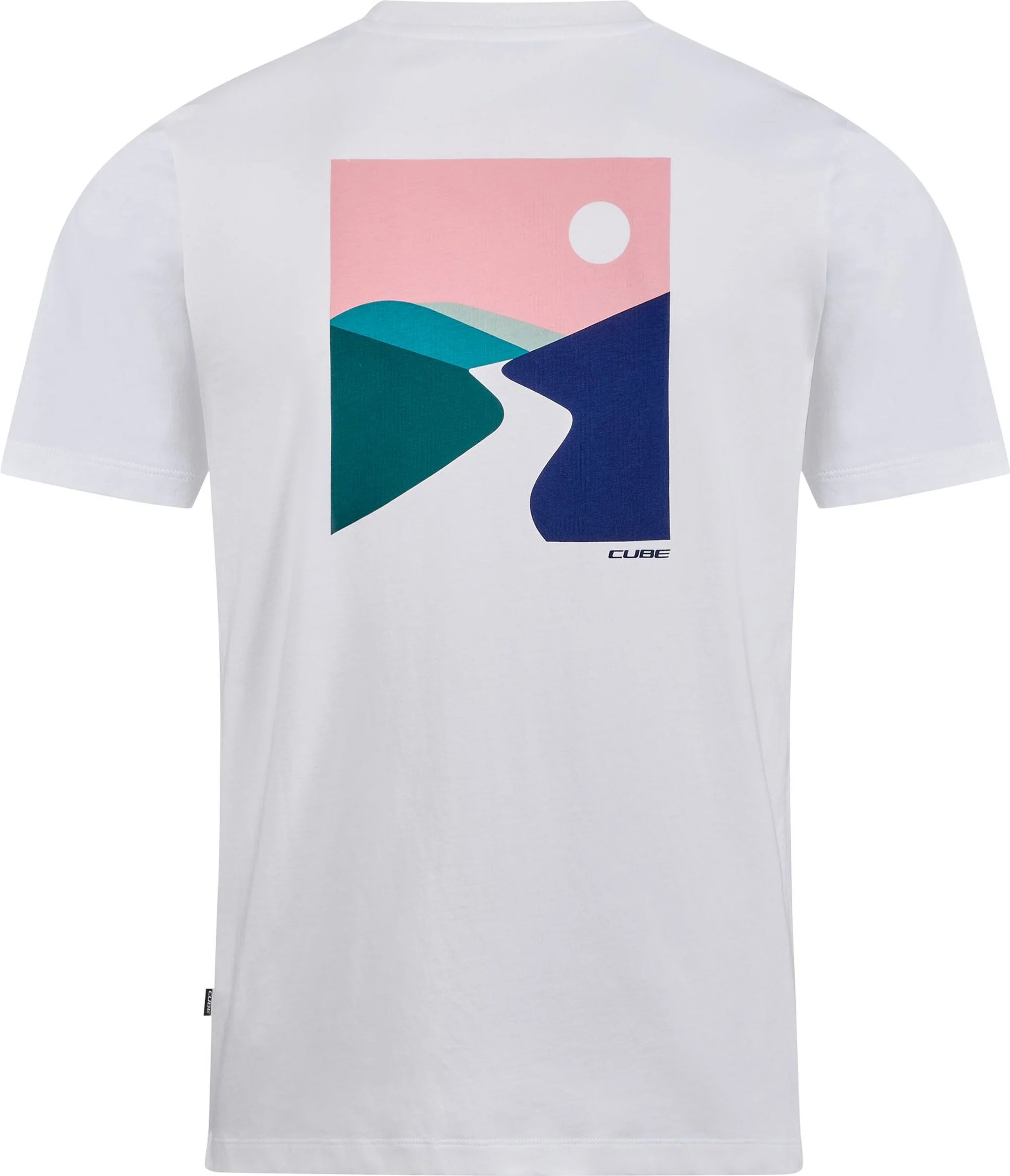 CUBE ORGANIC T-SHIRT SUNSET WHITE - Image 2
