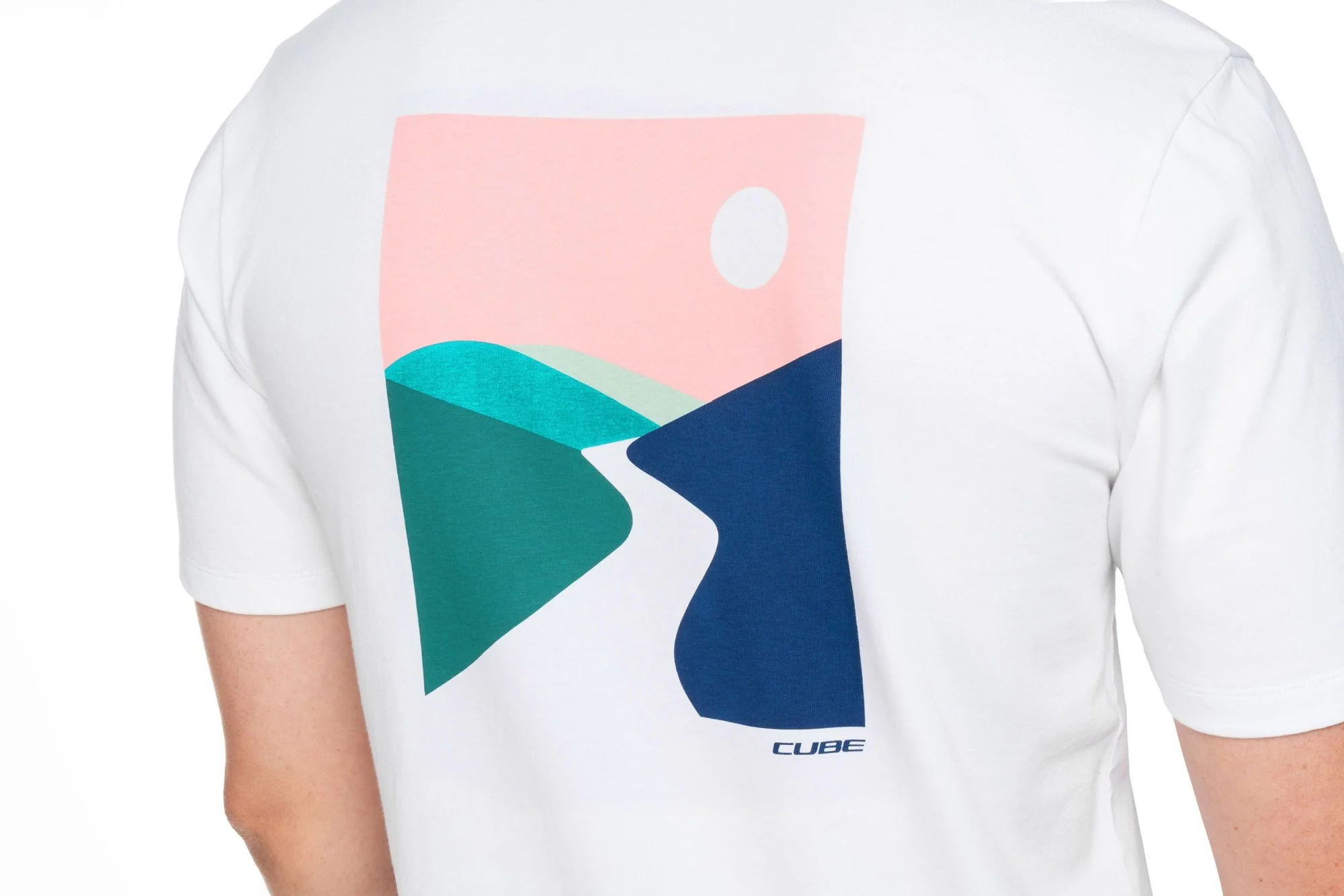 CUBE ORGANIC T-SHIRT SUNSET WHITE - Image 5