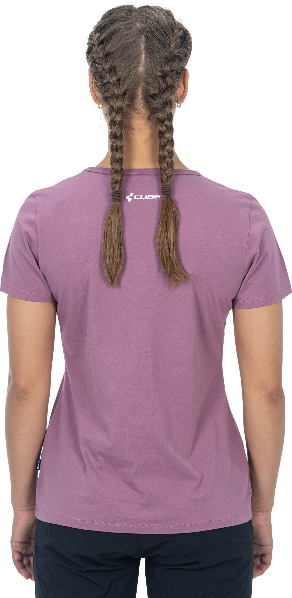 CUBE Organic WS T-Shirt Fichtelmountains Berry - Image 2