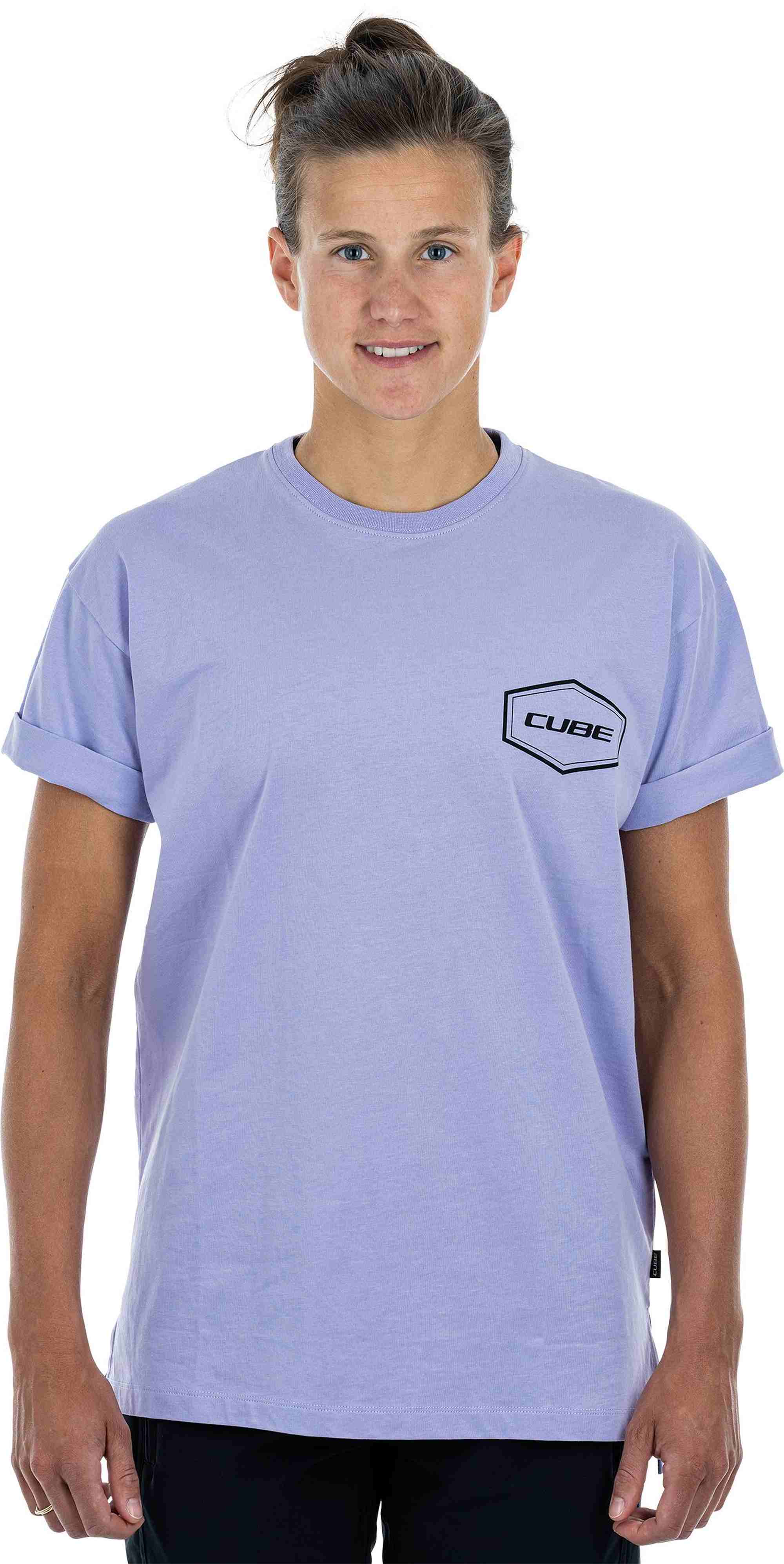 CUBE Organic WS T-Shirt Fichtelmountains Violet