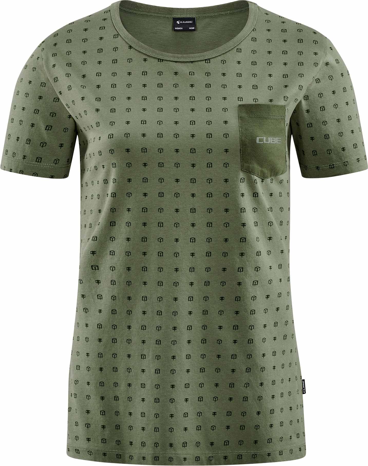 CUBE Organic WS T-Shirt Pedal Olive - Image 5