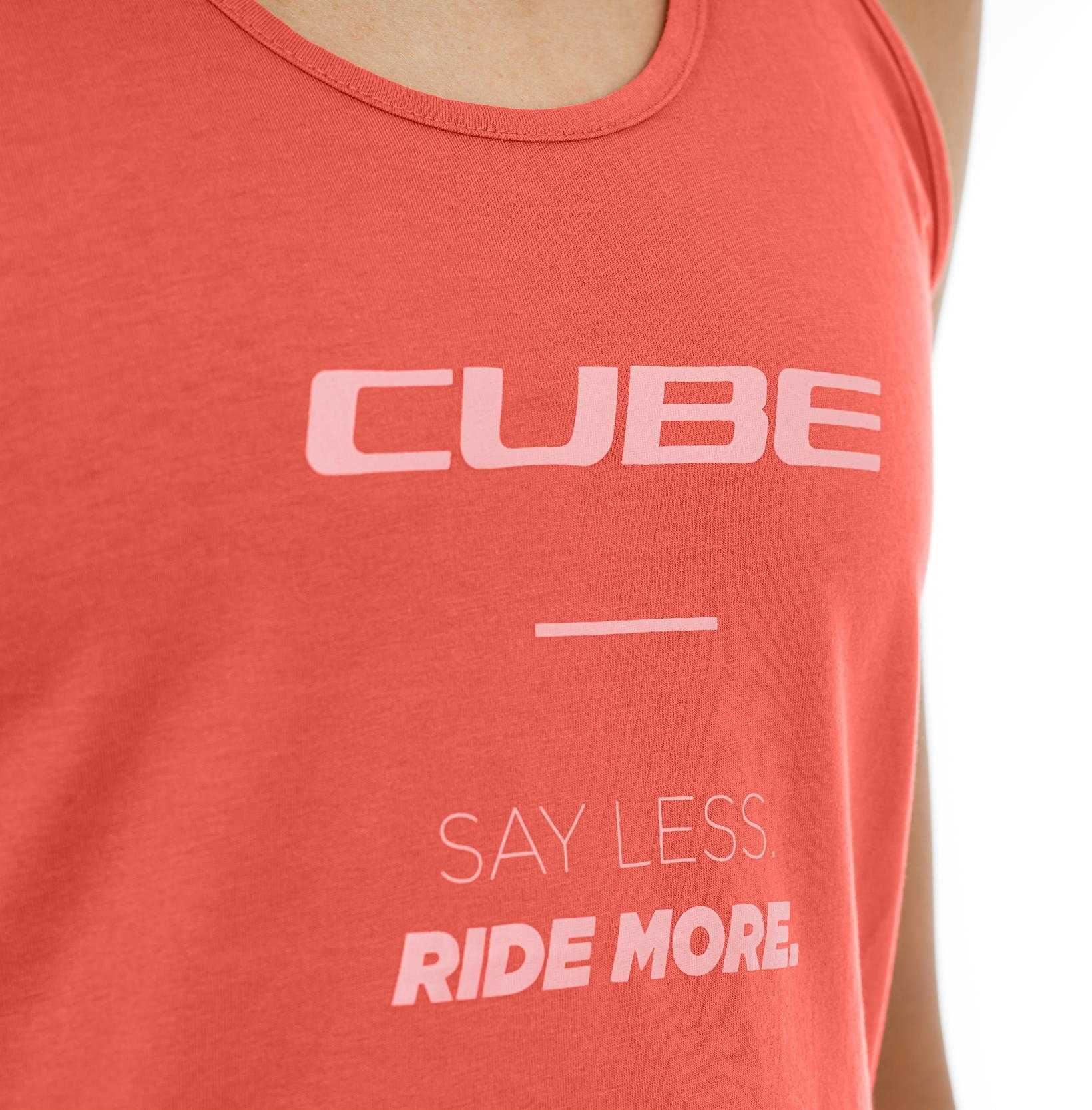 CUBE Organic WS Tank Top Red - Image 3